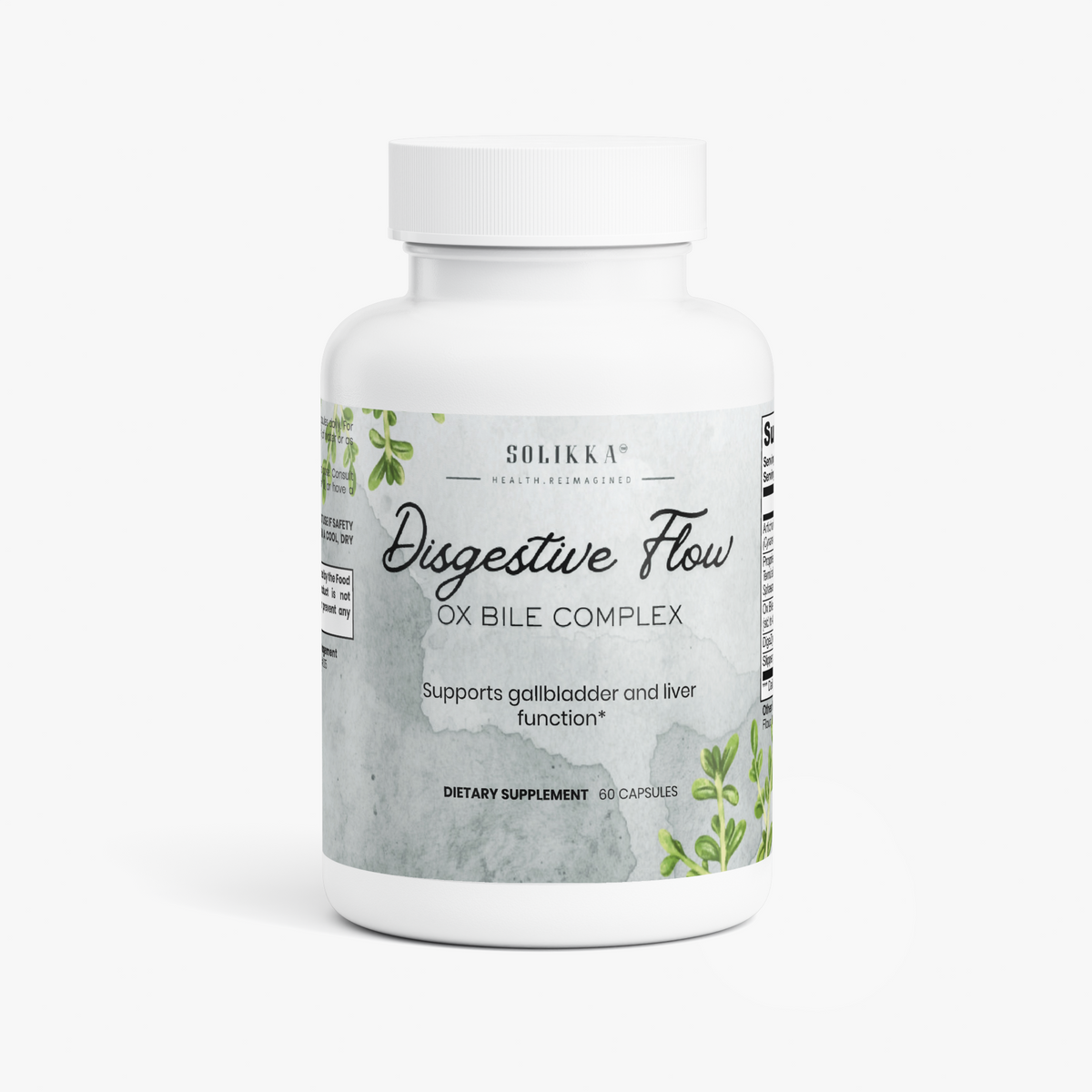 Ox Bile Complex Capsules 60 Ct - 30 Servings
