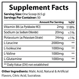BCAA Lemon Lime 325g –with Glutamine 50 servings – image 2