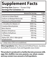 Pre-Workout w/Creatine 5g (Grape Annihilation) – image 2