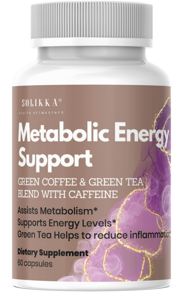 Metabolic Energy Support – Green Coffee & Green Tea Blend with Caffeine (60 Capsules)