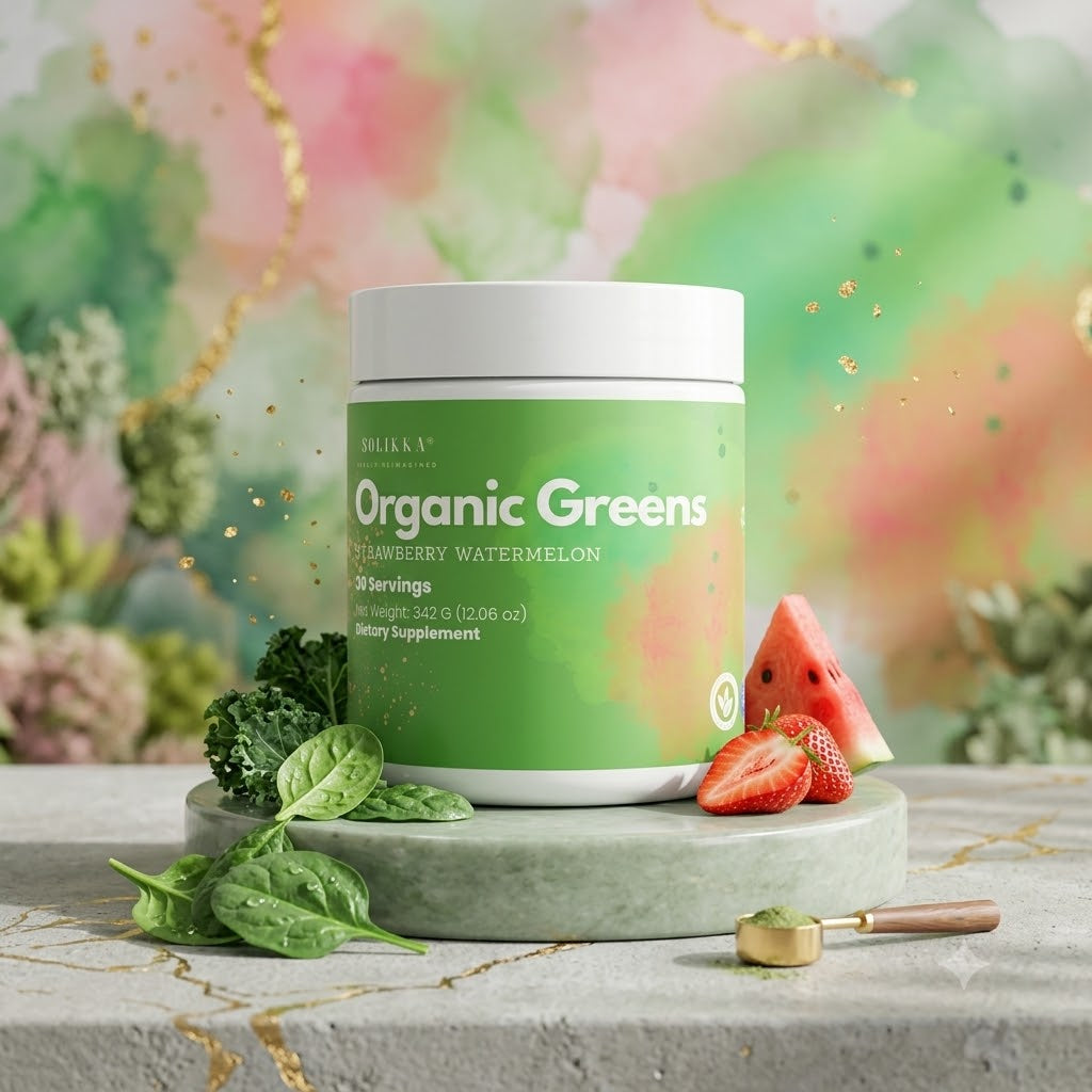 Organic Super Greens Strawberry Watermelon