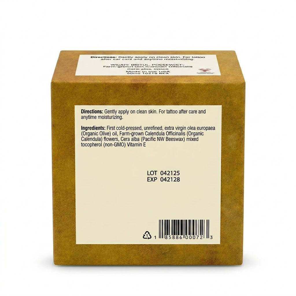 Bodyceuticals Ink Pot Calendula Tattoo Balm
