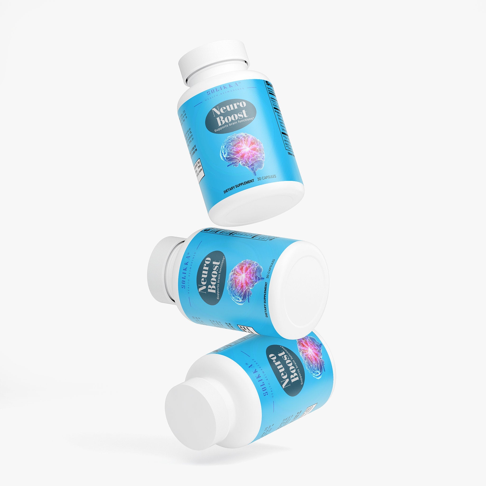 Cognitive Support Nootropic For Focus And Mental Clarity With Niacin B6 GABA L Tyrosine Bacopa Monnieri And Huperzine A