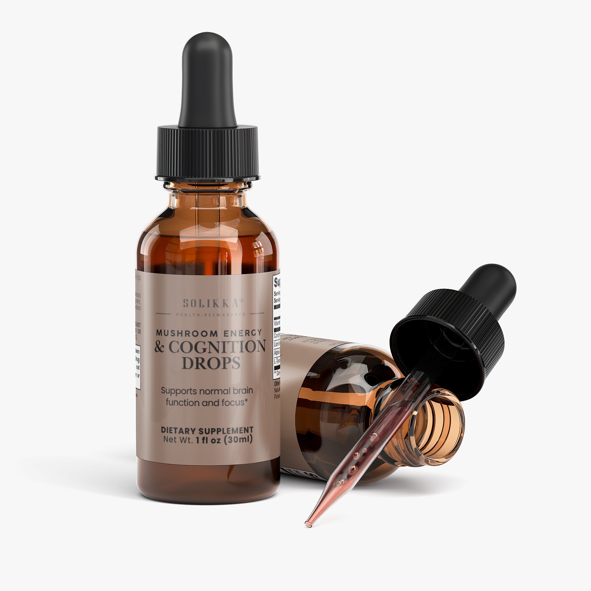 Mushroom Energy & Cognition Drops 1 Fl OZ