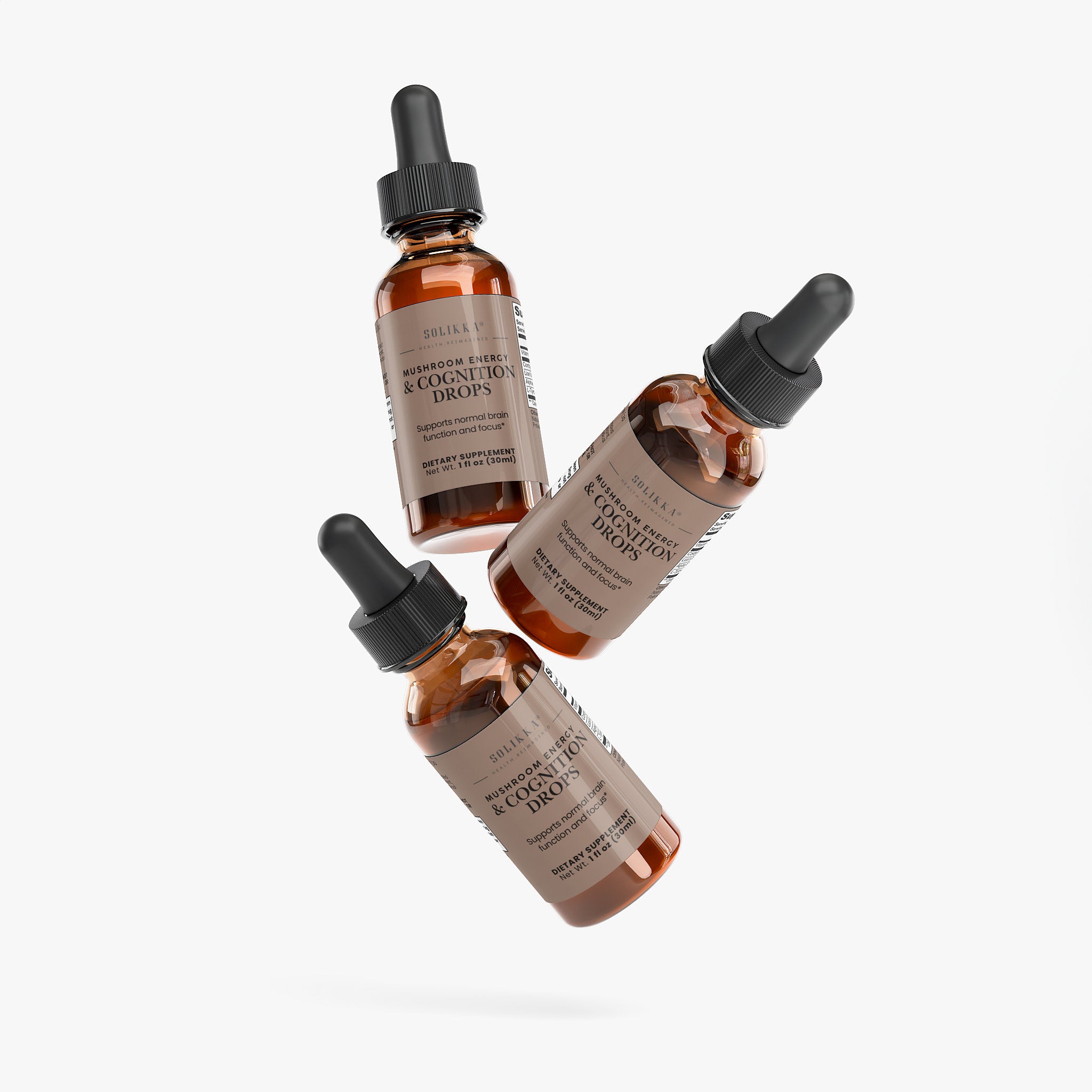 Mushroom Energy & Cognition Drops 1 Fl OZ
