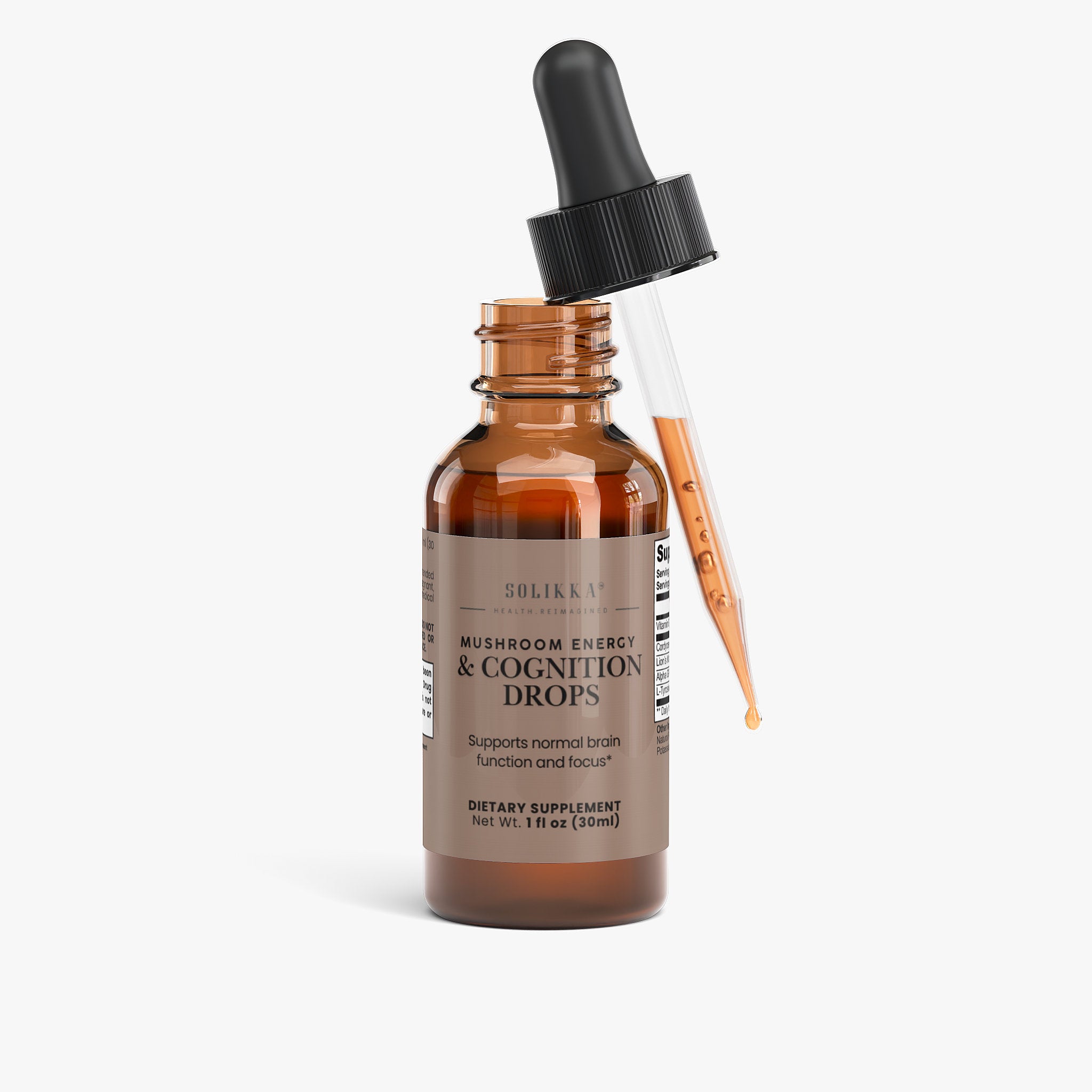 Mushroom Energy & Cognition Drops 1 Fl OZ