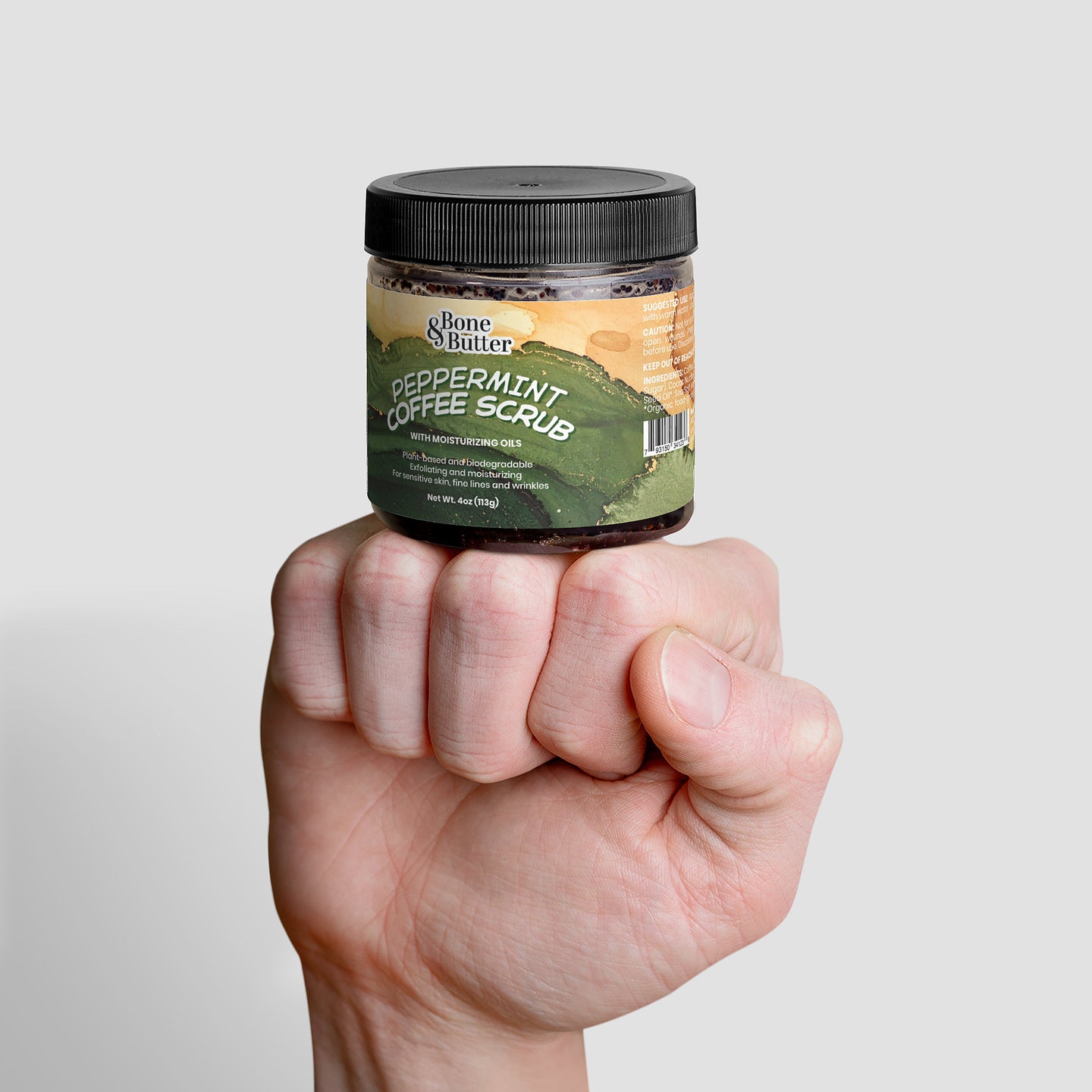 Peppermint Coffee Scrub 4 oz