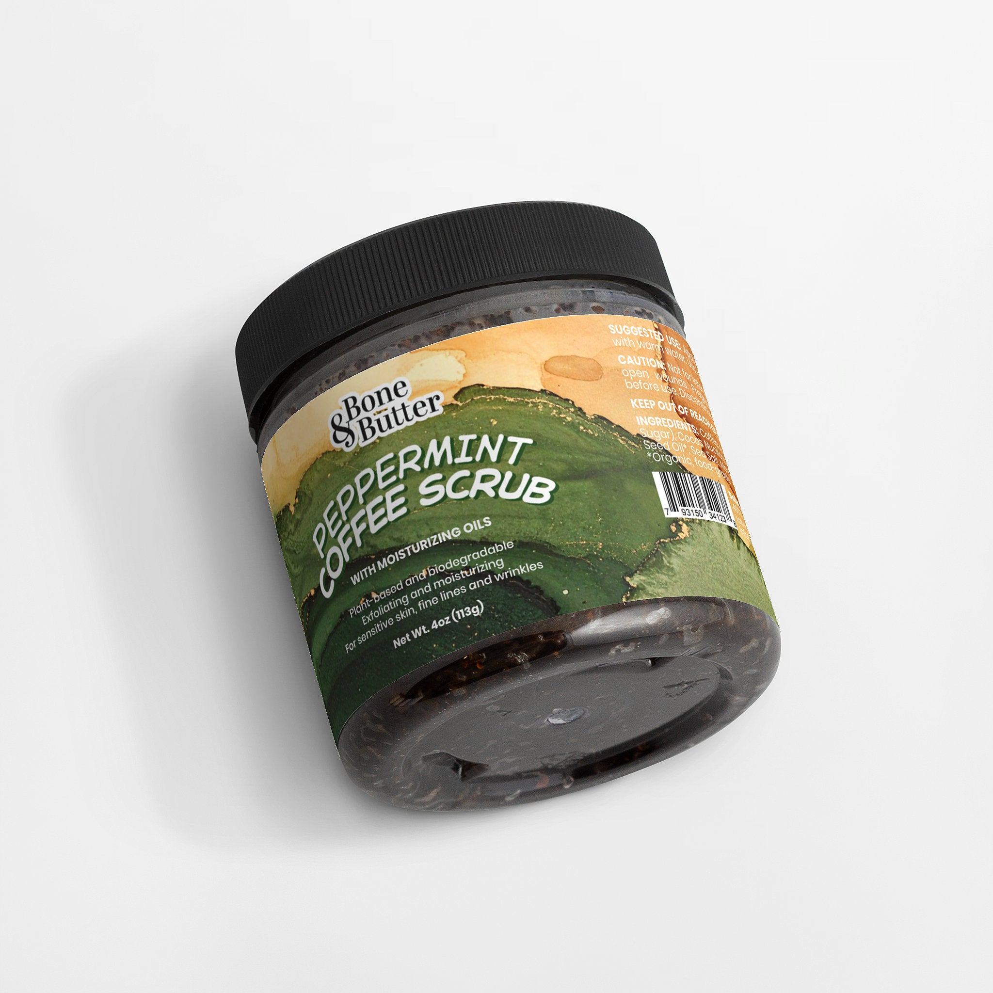 Peppermint Coffee Scrub 4 oz