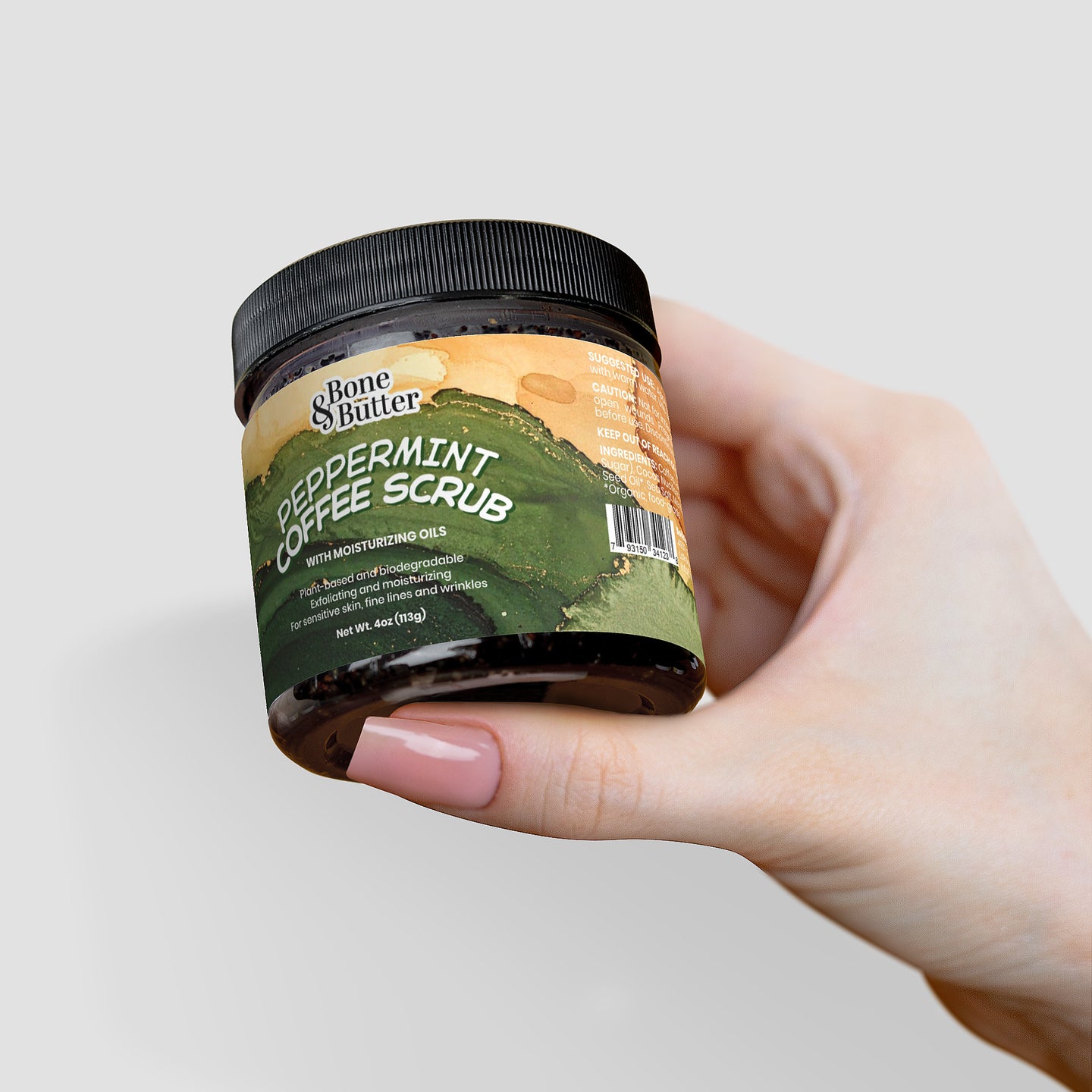 Peppermint Coffee Scrub 4 oz