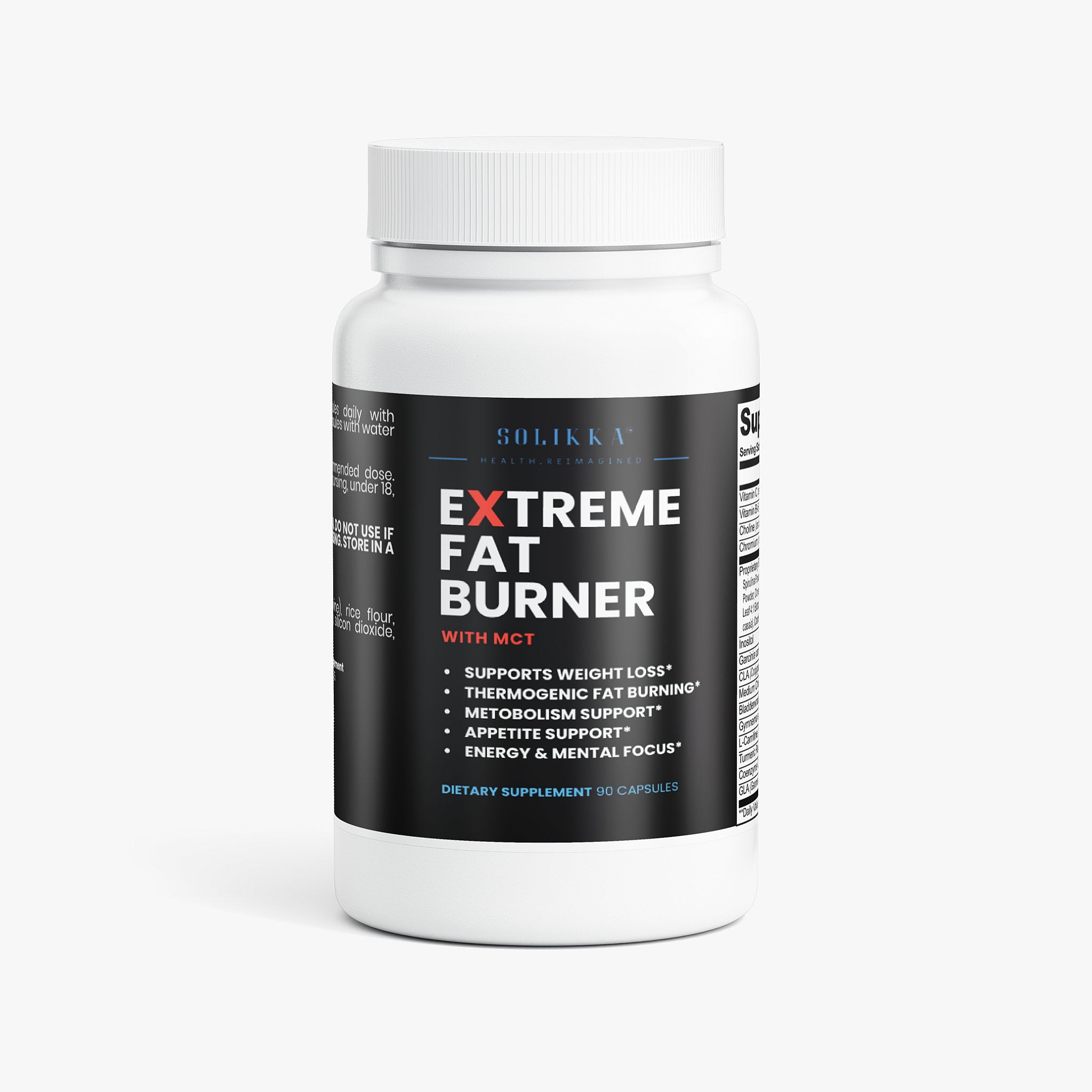 Extreme Fat Burner with MCT 88 Ct