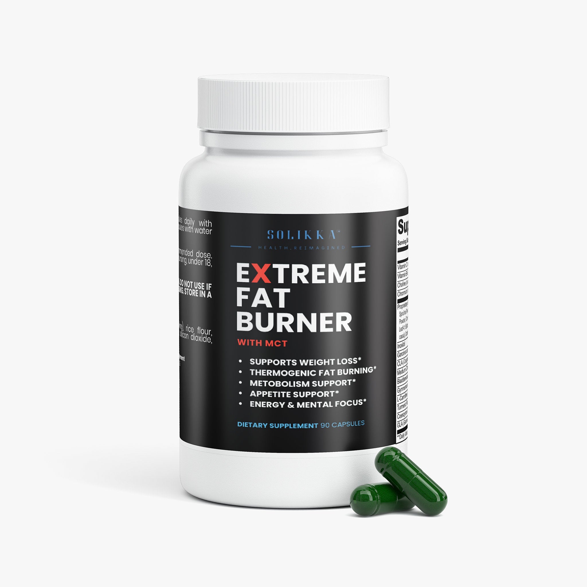 Extreme Fat Burner with MCT 88 Ct