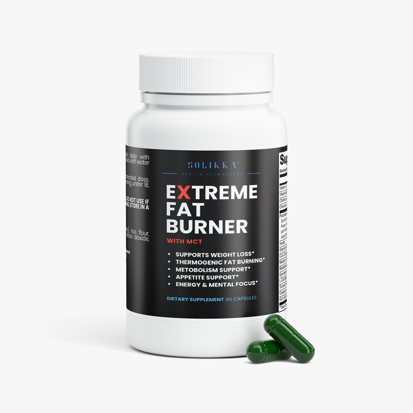 Extreme Fat Burner with MCT 88 Ct