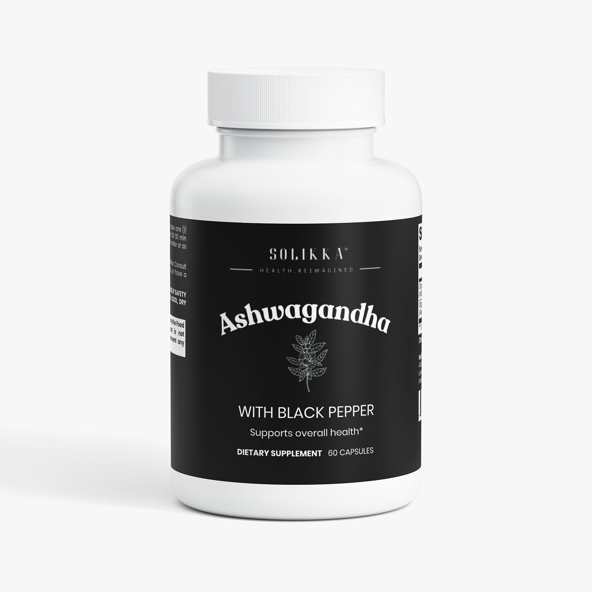 Ashwagandha with Black Pepper 60 Ct