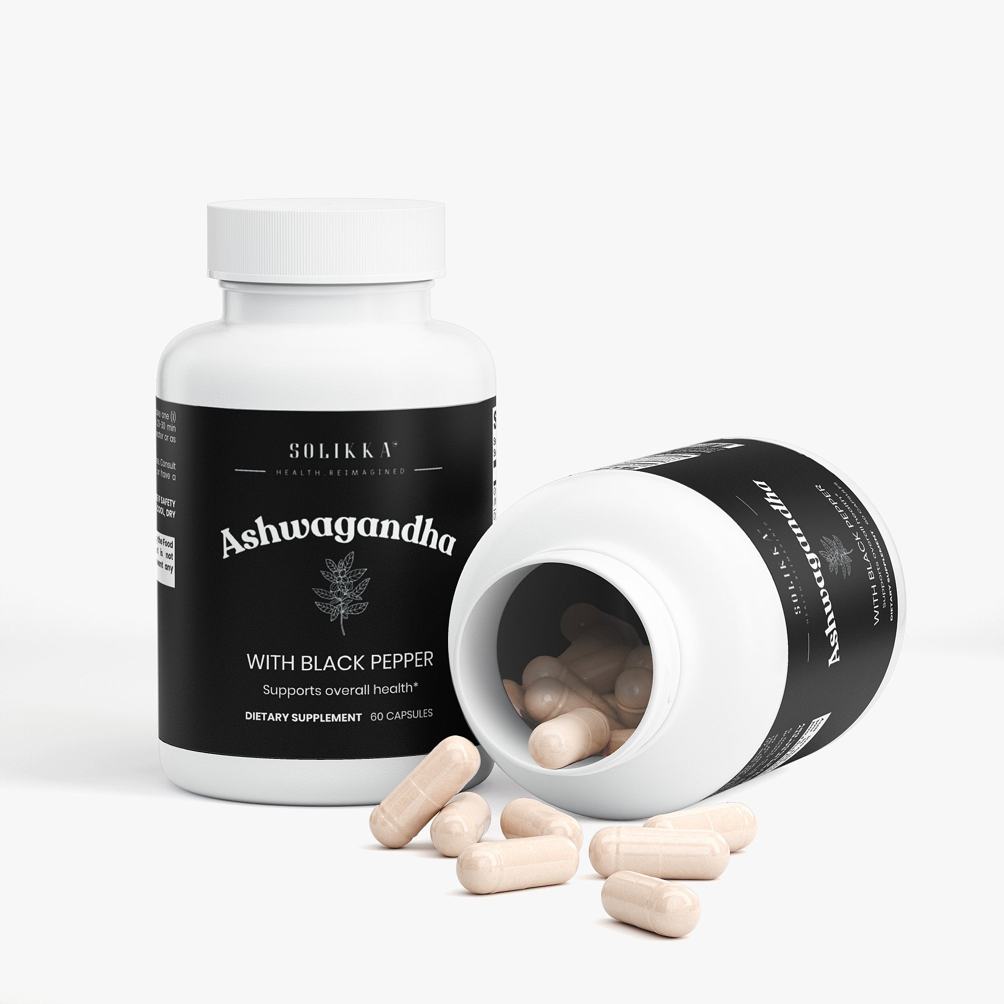 Ashwagandha with Black Pepper 60 Ct