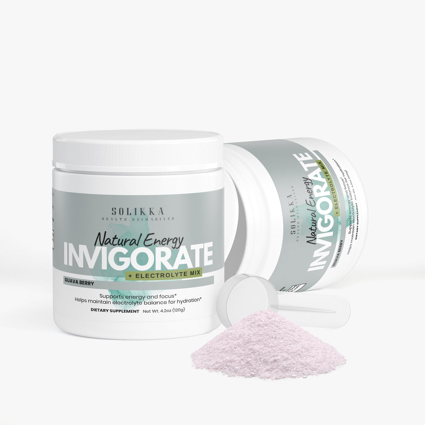 Invigorate Natural Energy + Electrolyte Mix Guava Berry Guava Berry 4.9 Oz