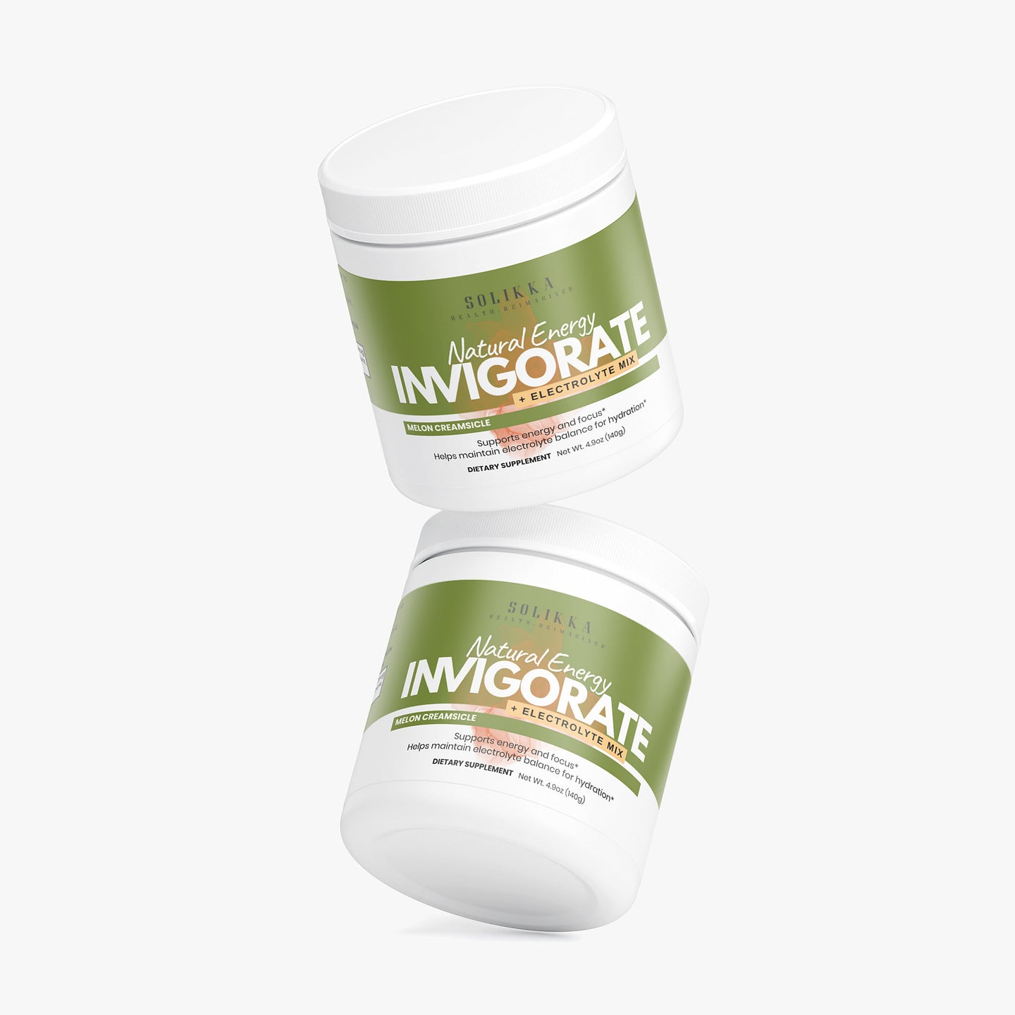 Invigorate Natural Energy + Electrolyte Mix Melon Creamsicle 4.9 Oz