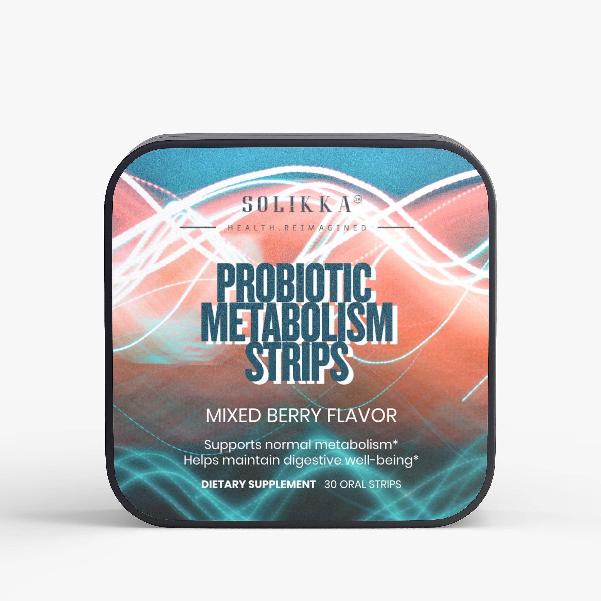 Probiotic + Metabolism Mixed Berry Flavor 30 Oral Strips