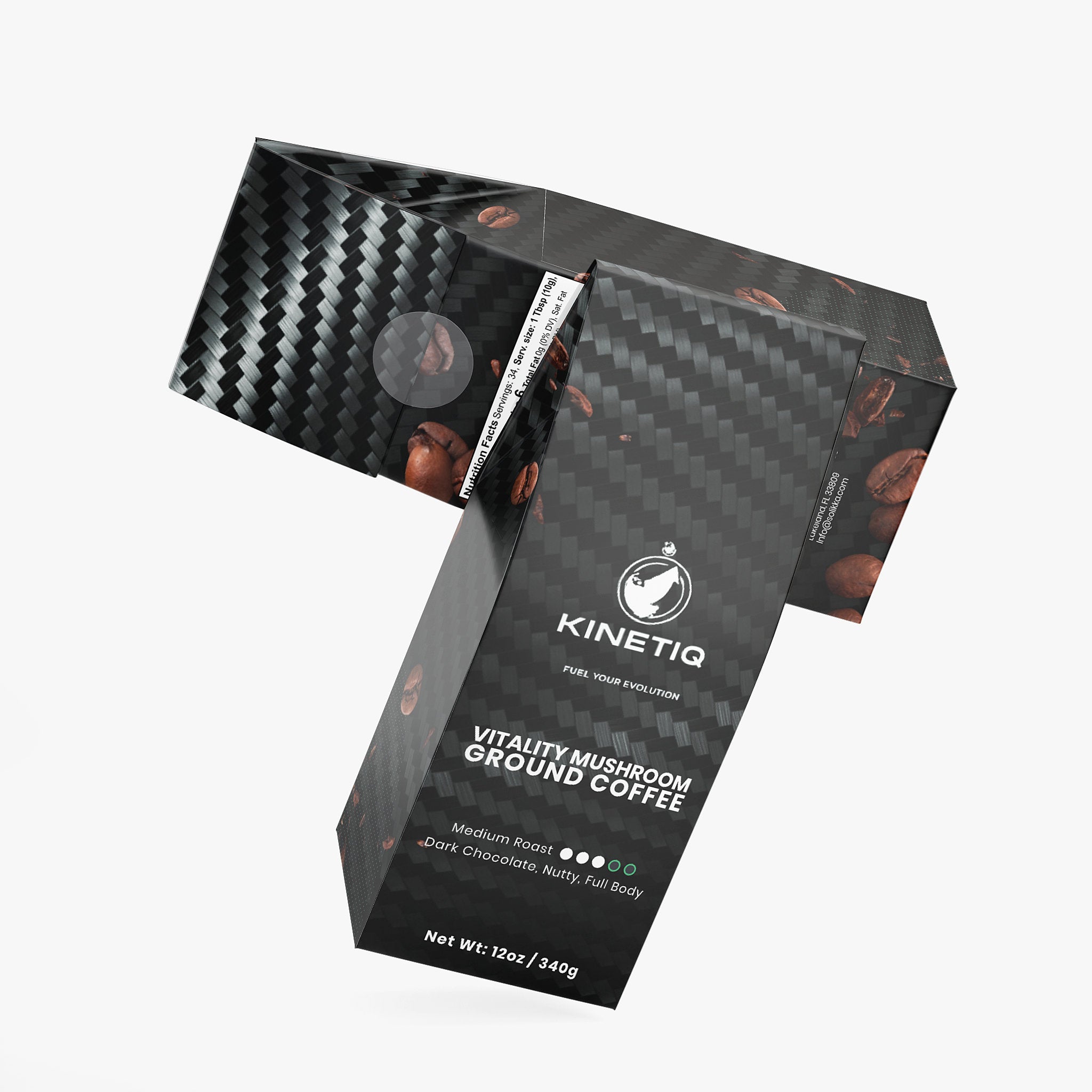 Vitality Mushroom Coffee (Medium Roast) 12 Oz