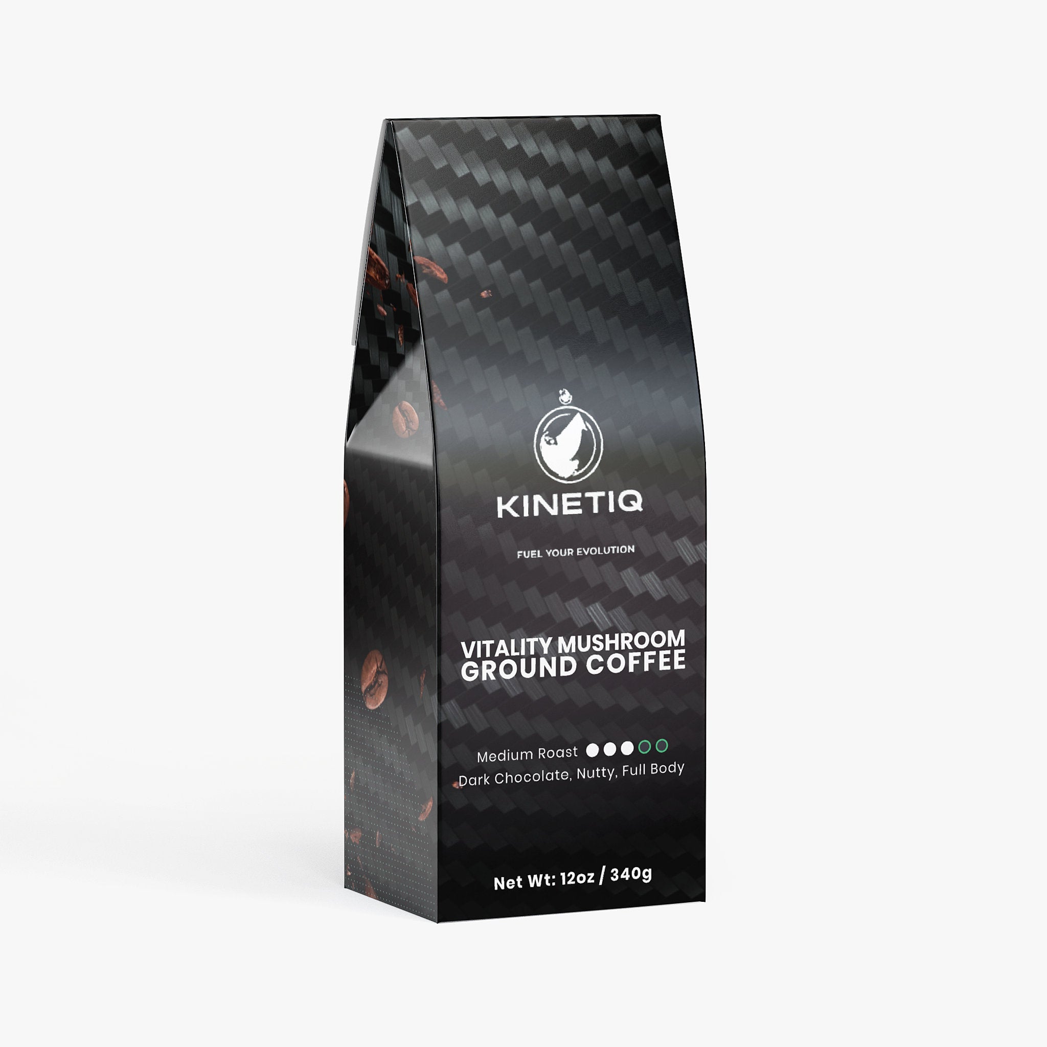 Vitality Mushroom Coffee (Medium Roast) 12 Oz
