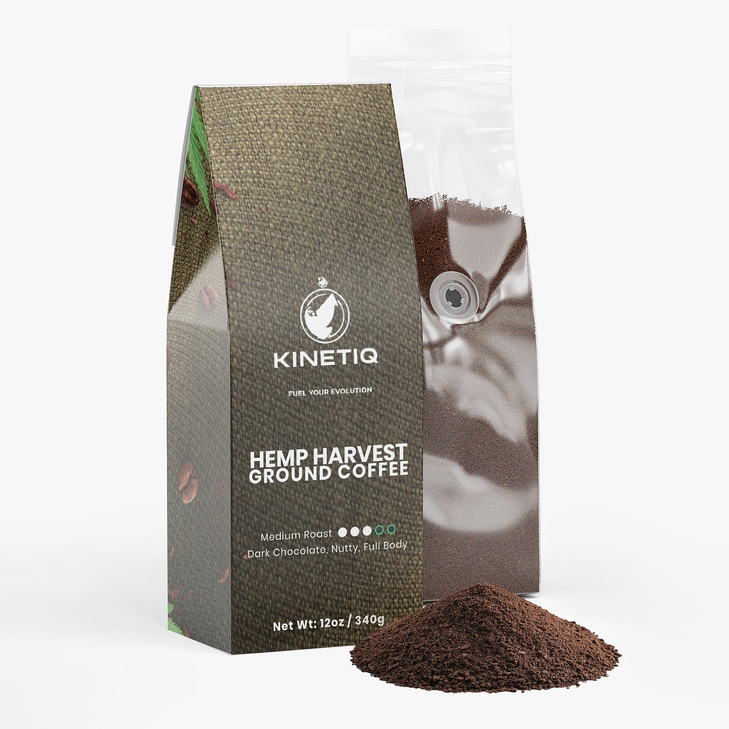 Hemp Harvest Coffee (Medium Roast) 12 Oz