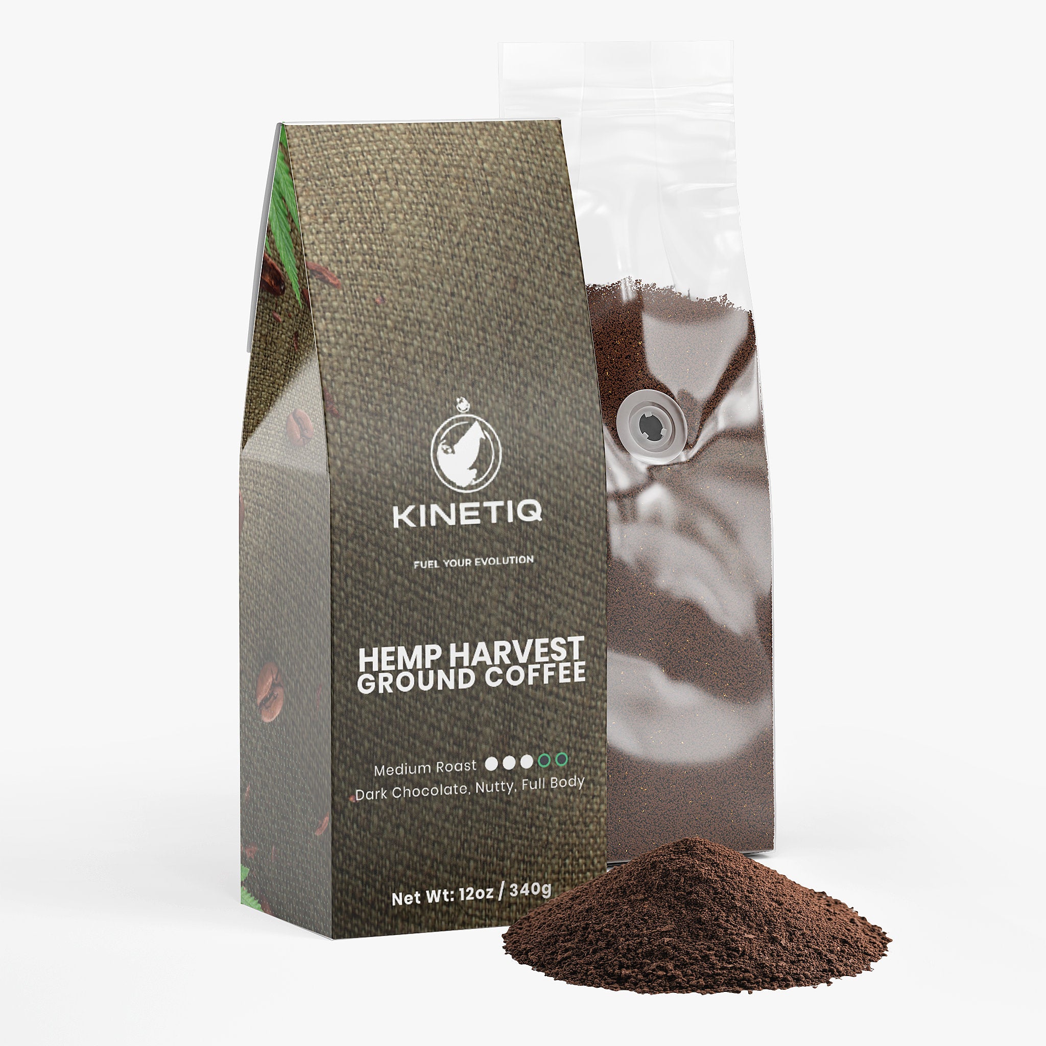 Hemp Harvest Coffee (Medium Roast) 12 Oz