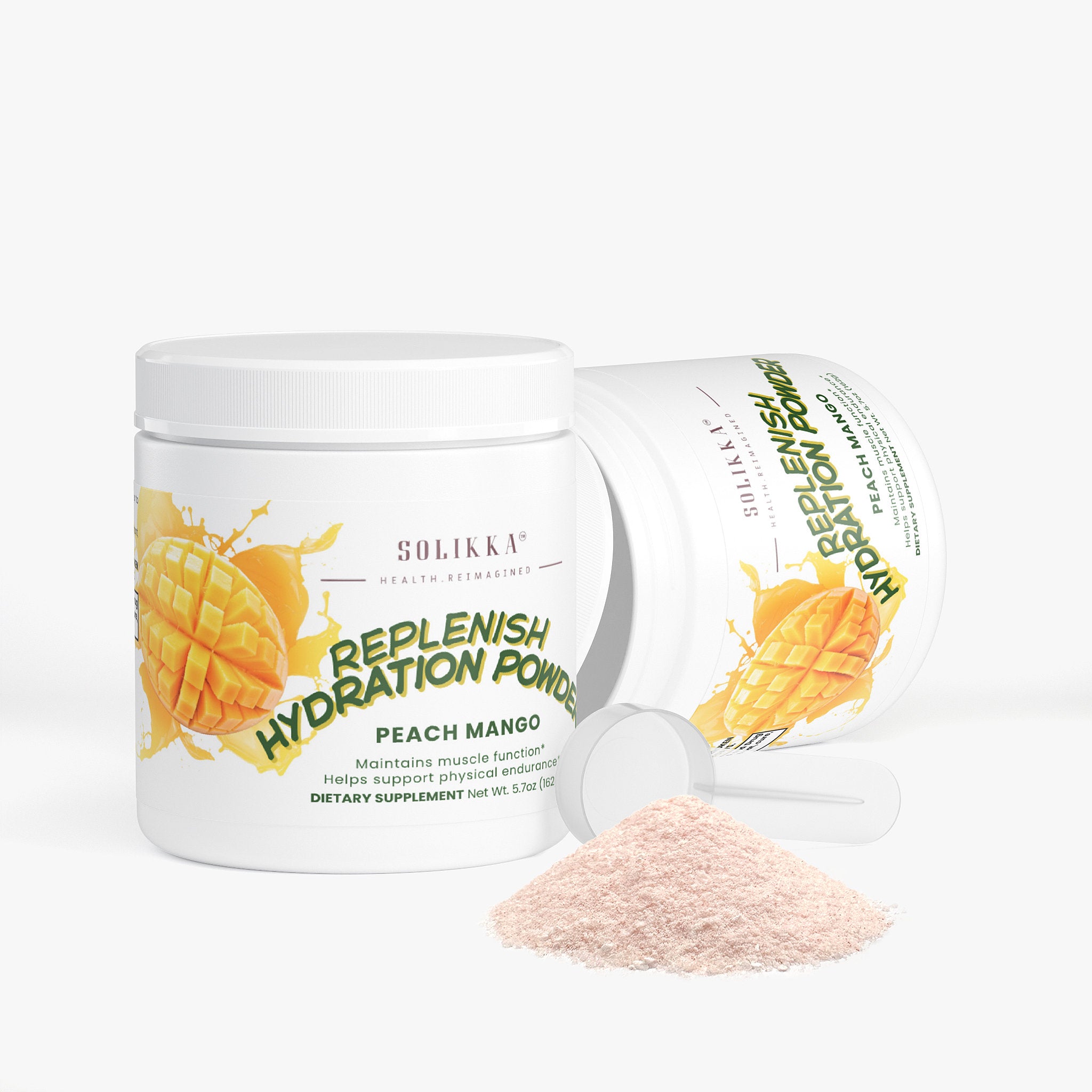 Replenish Electrolyte Mix Peach Mango 5.7 Oz