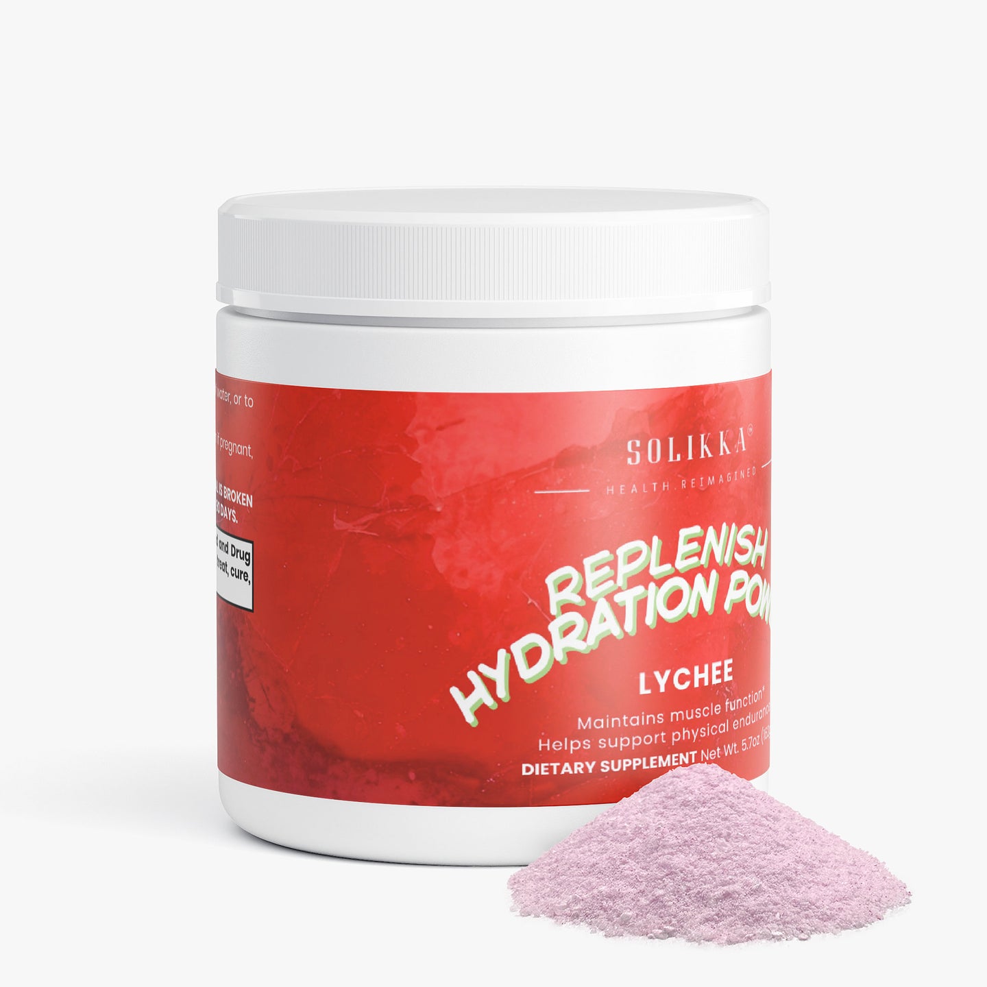 Replenish Electrolyte Mix Lychee 5.7 Oz