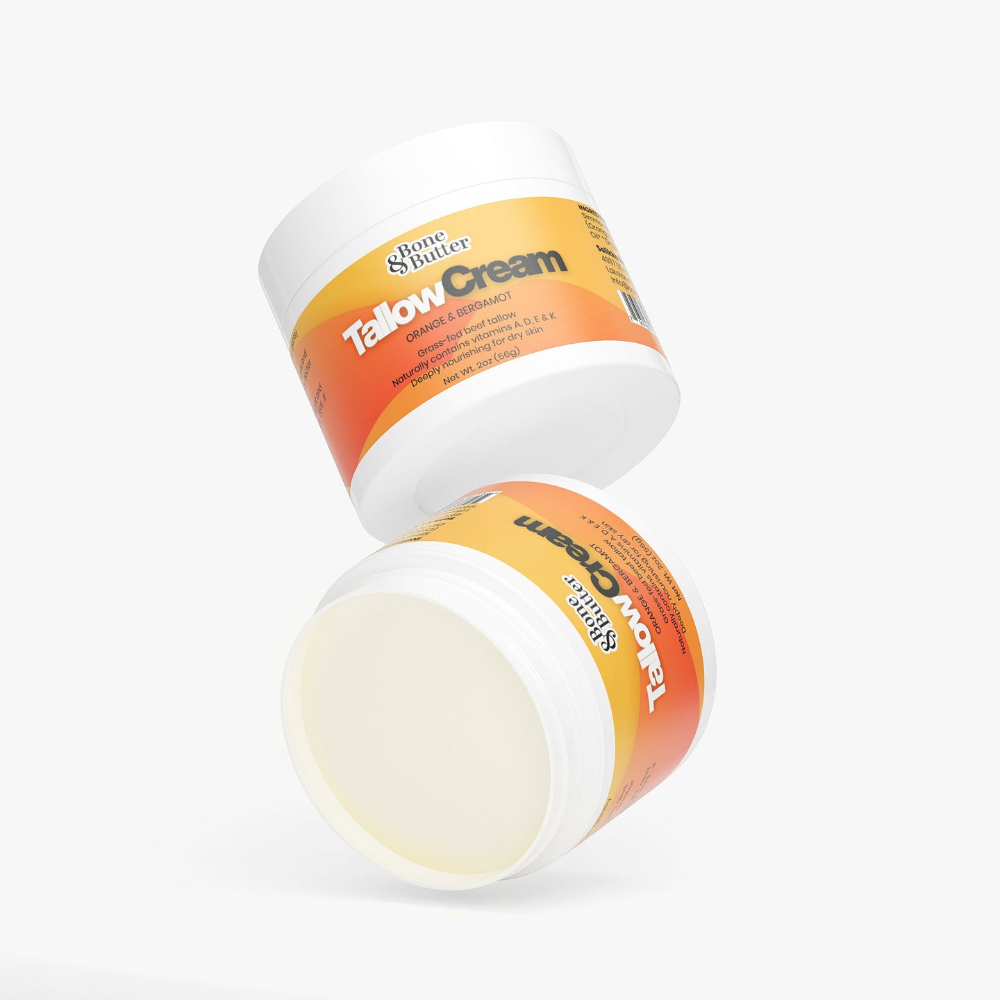 Bone & Butter Tallow Cream Orange & Bergamot 2 Oz