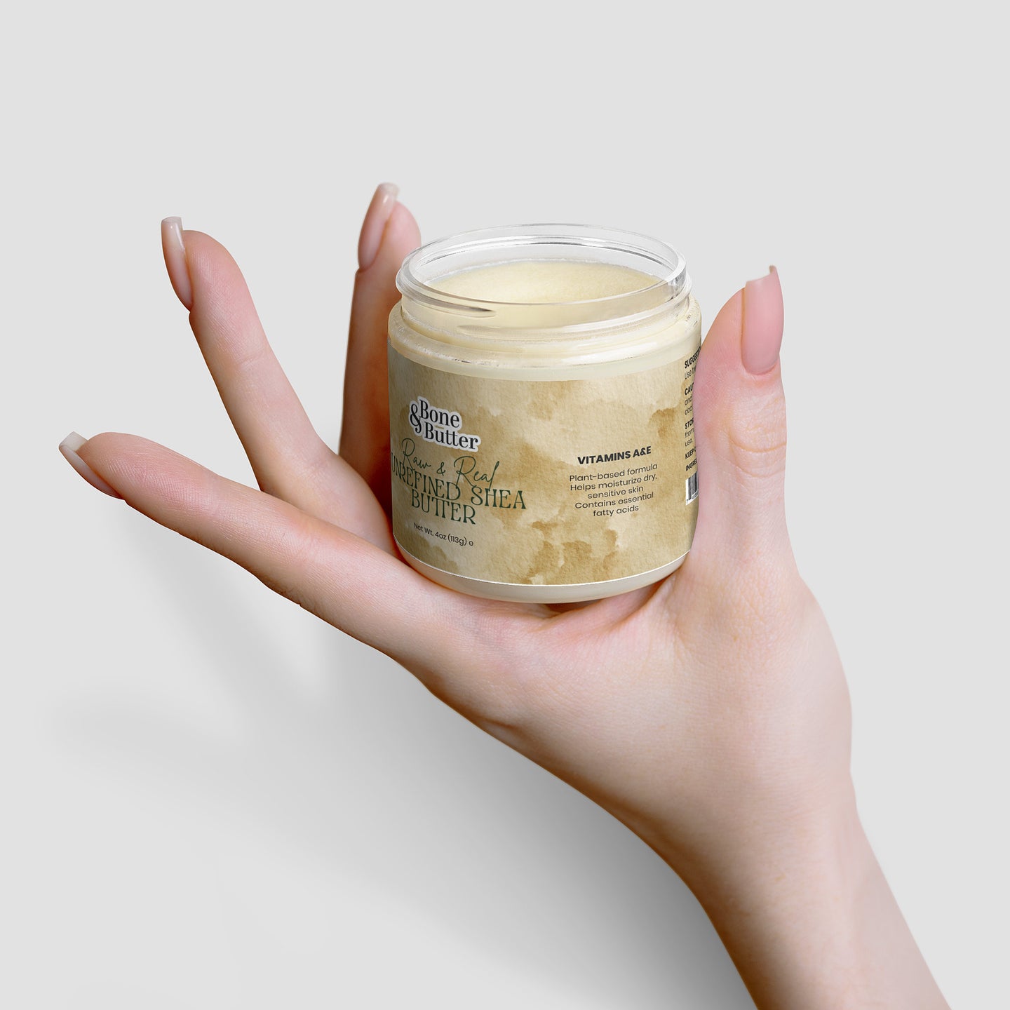 Bone & Butter Raw Shea Butter 4 Oz