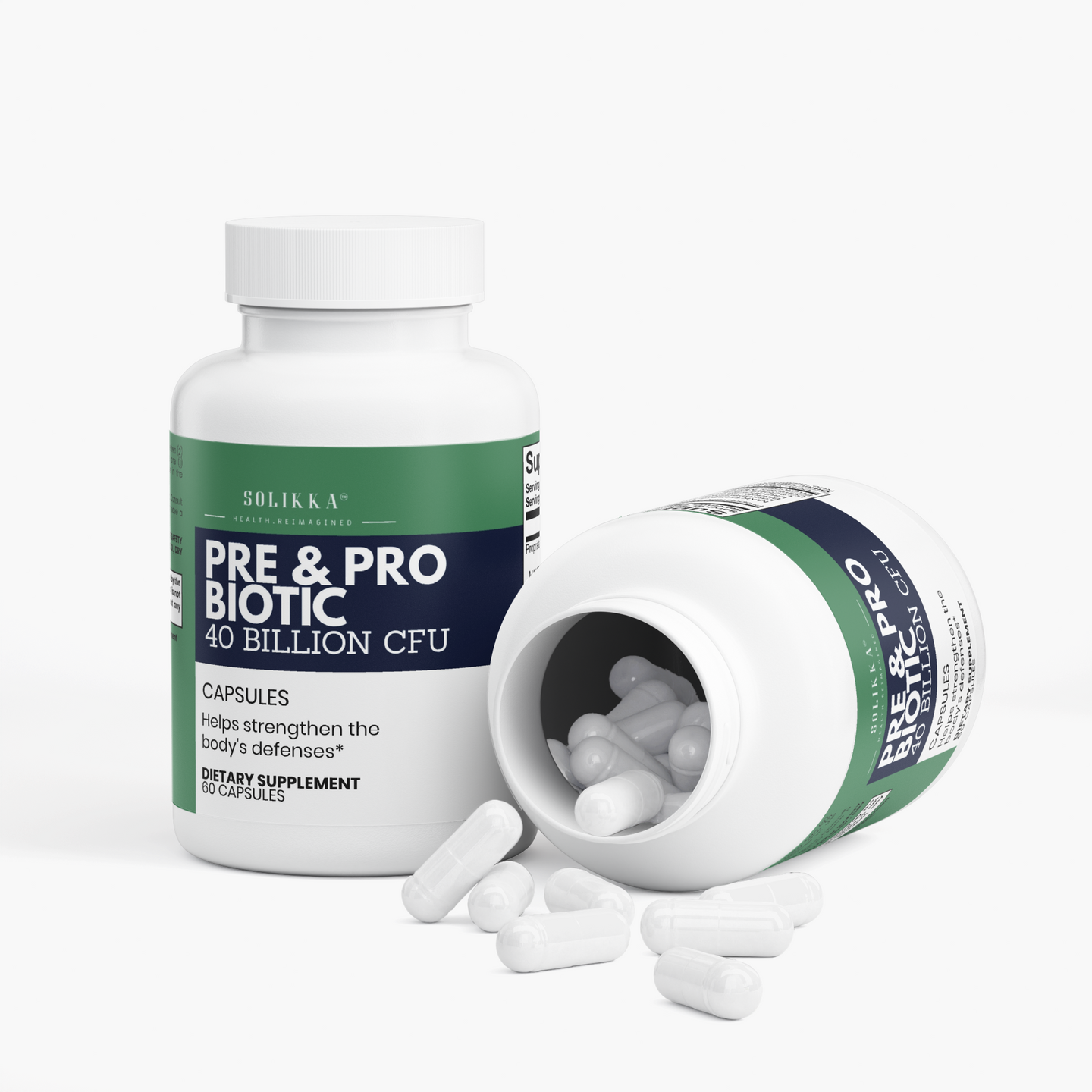 Pre & Pro Biotics 40 Billion 60 Capsules