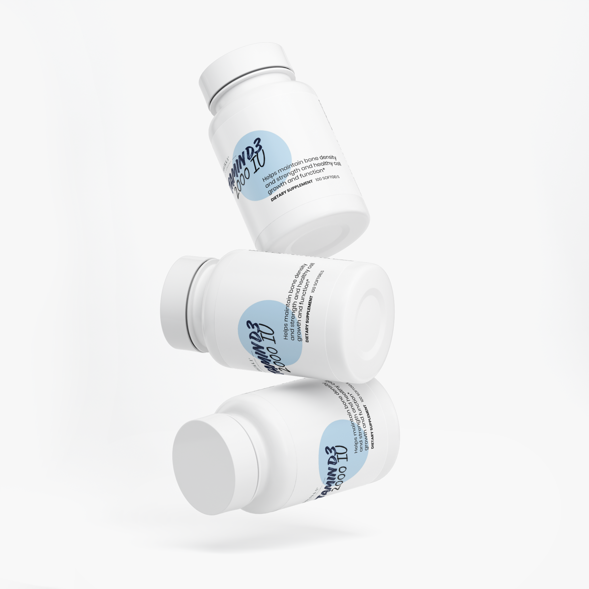 Vitamin D3 2,000 IU 100 Soft gels