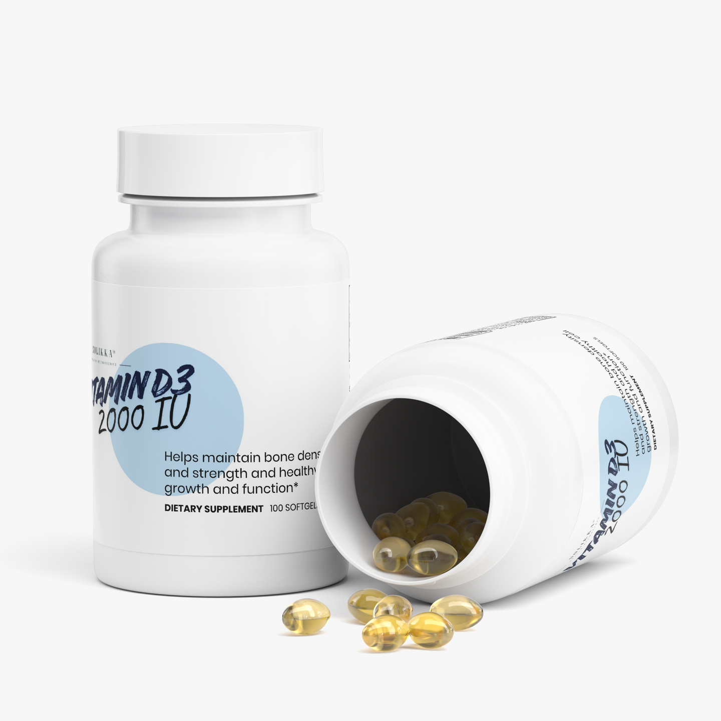 Vitamin D3 2,000 IU 100 Soft gels