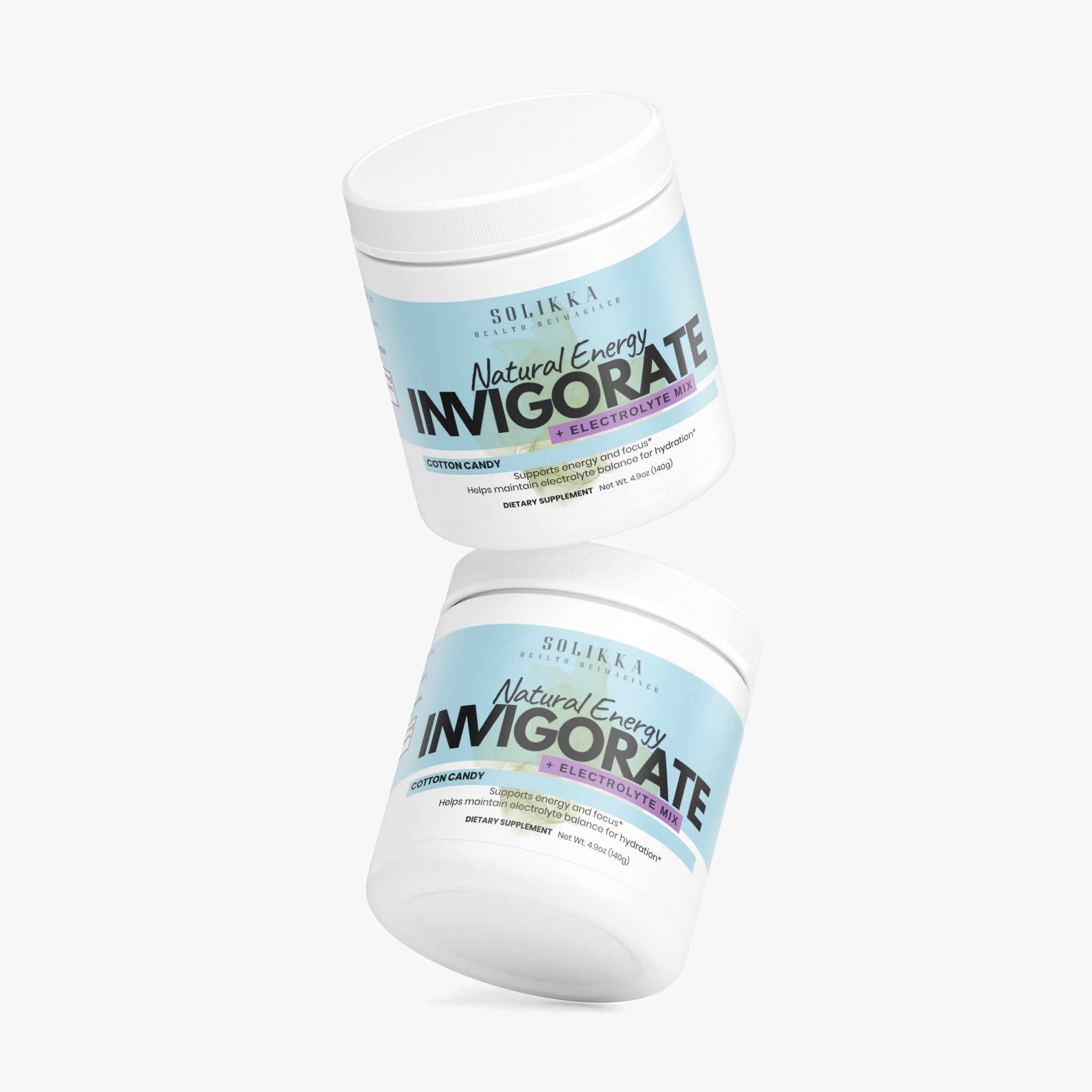 Invigorate Natural Energy + Electrolyte Mix Cotton Candy