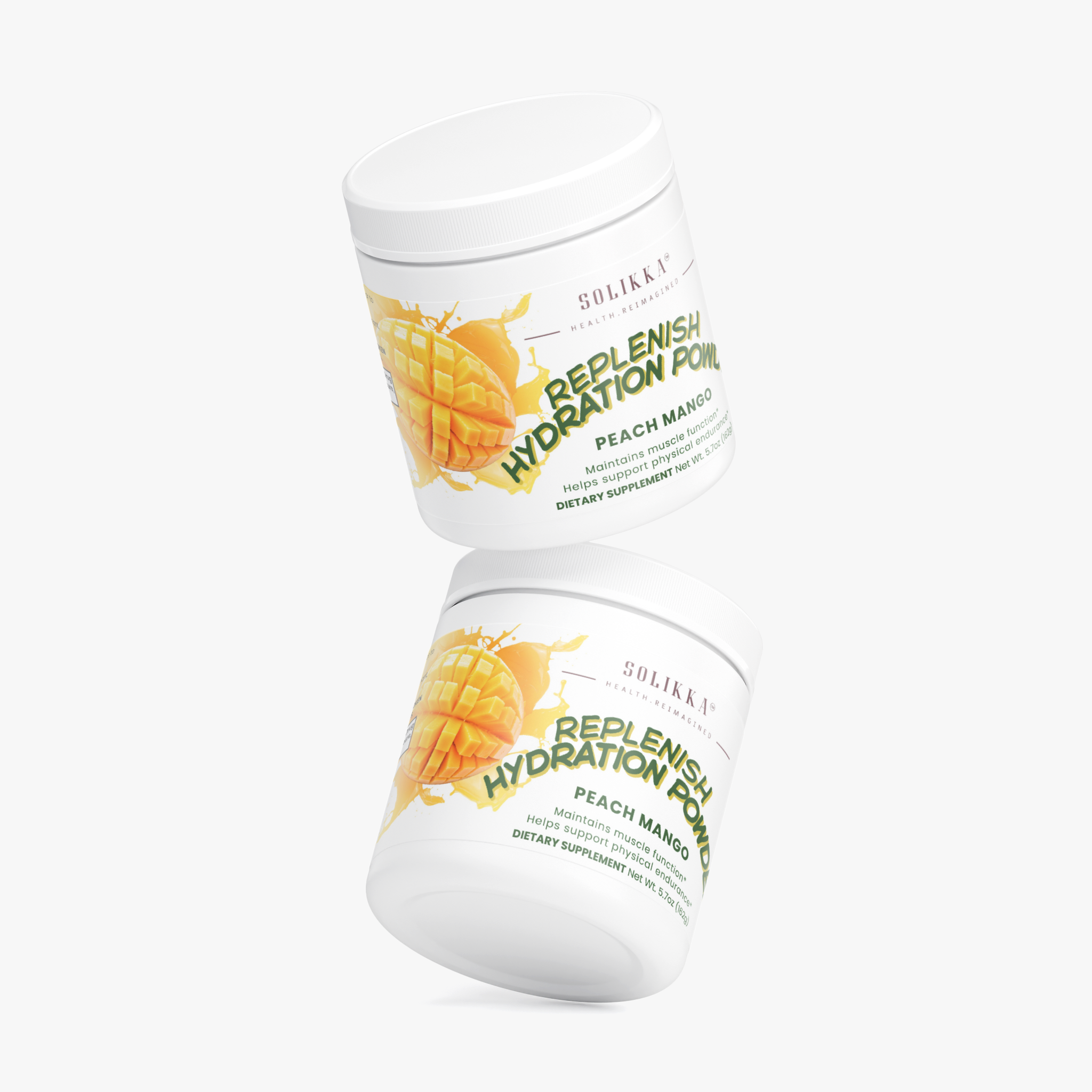 Replenish Electrolyte Mix Peach Mango 5.7 Oz