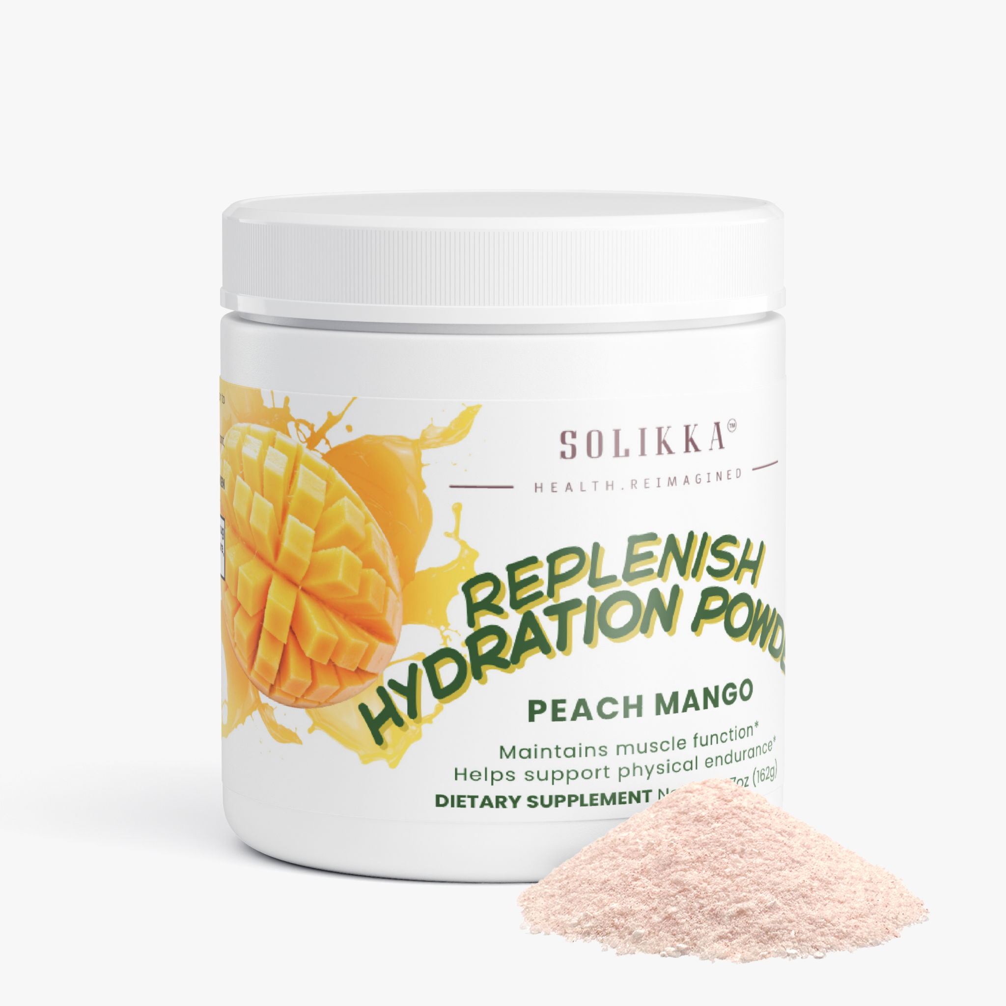 Replenish Electrolyte Mix Peach Mango 5.7 Oz