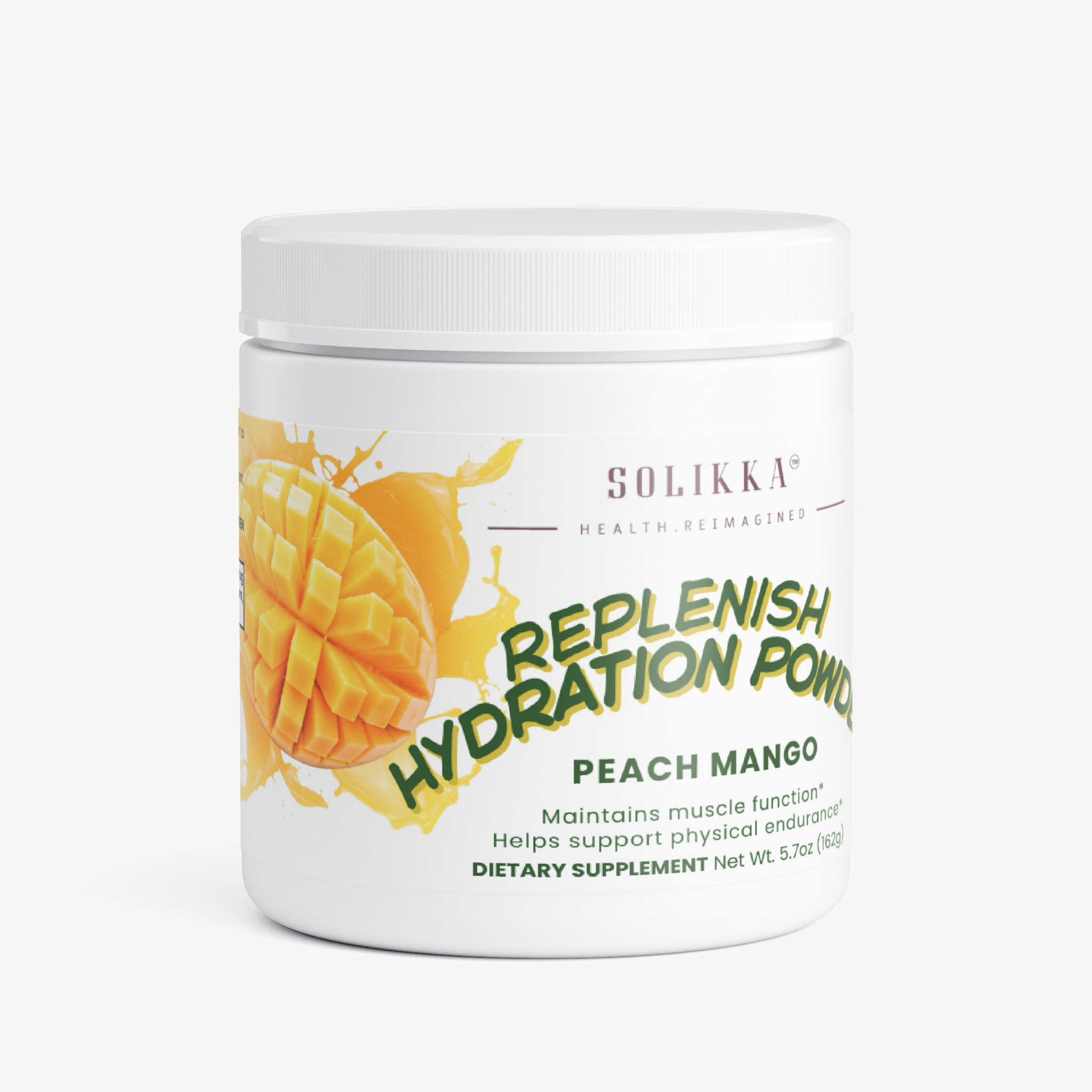 Replenish Electrolyte Mix Peach Mango 5.7 Oz