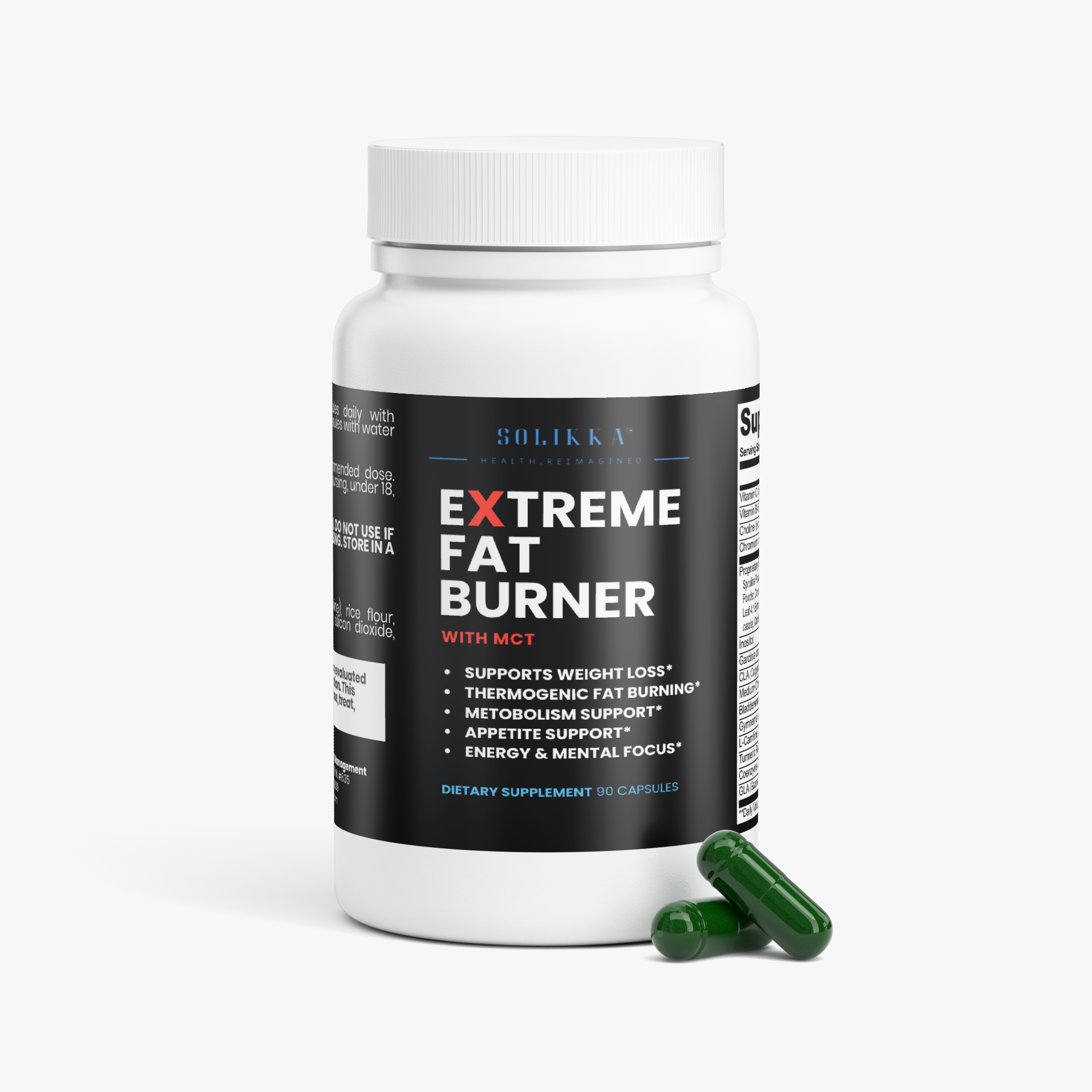 Extreme Fat Burner with MCT 88 Ct