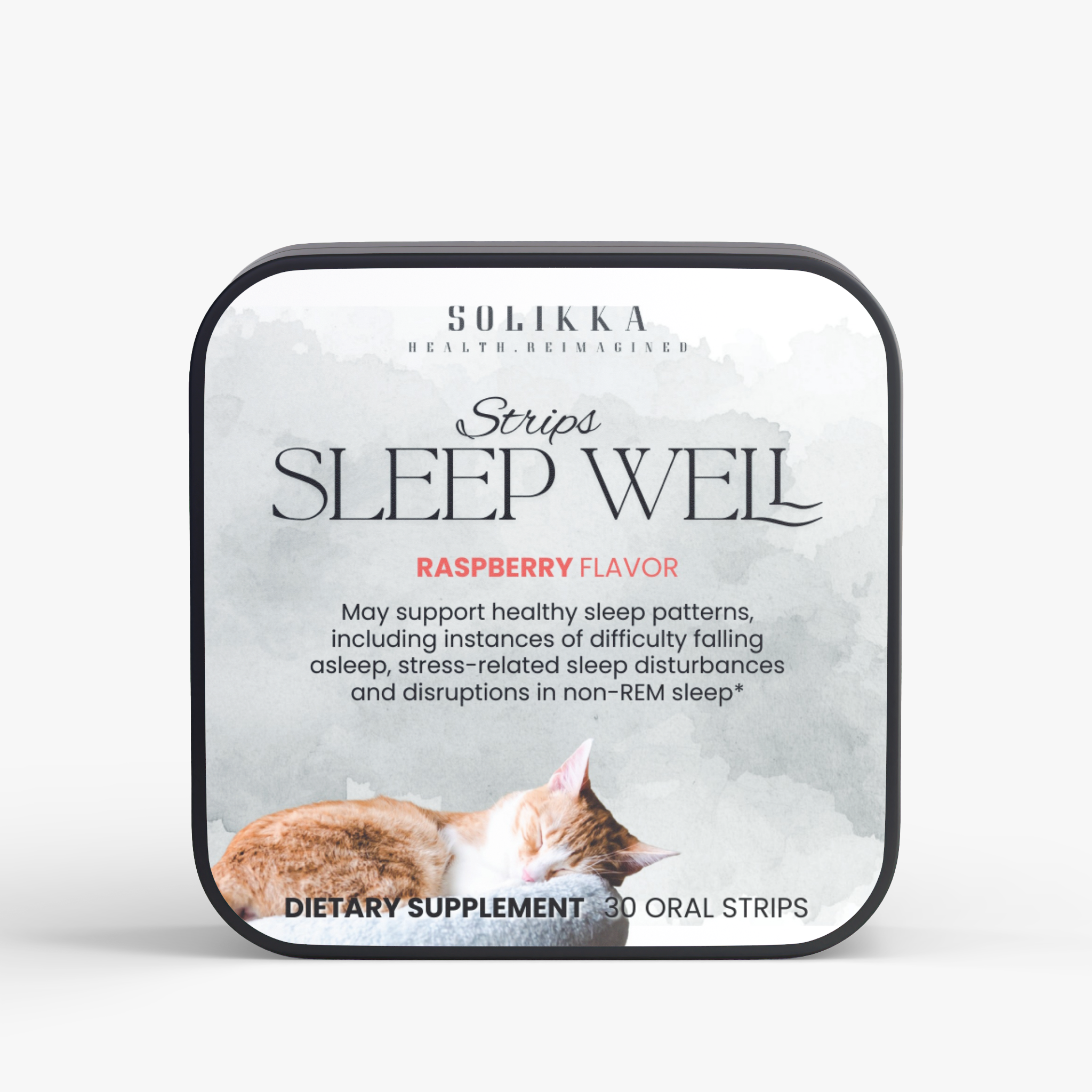 Sleep Well 30 Oral Strips (Raspberry Flavor)