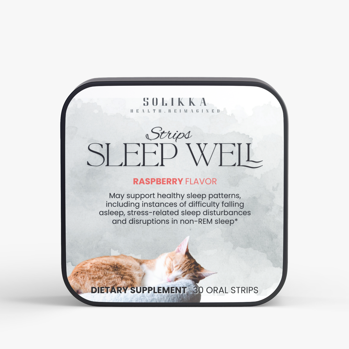 Sleep Well 30 Oral Strips (Raspberry Flavor)