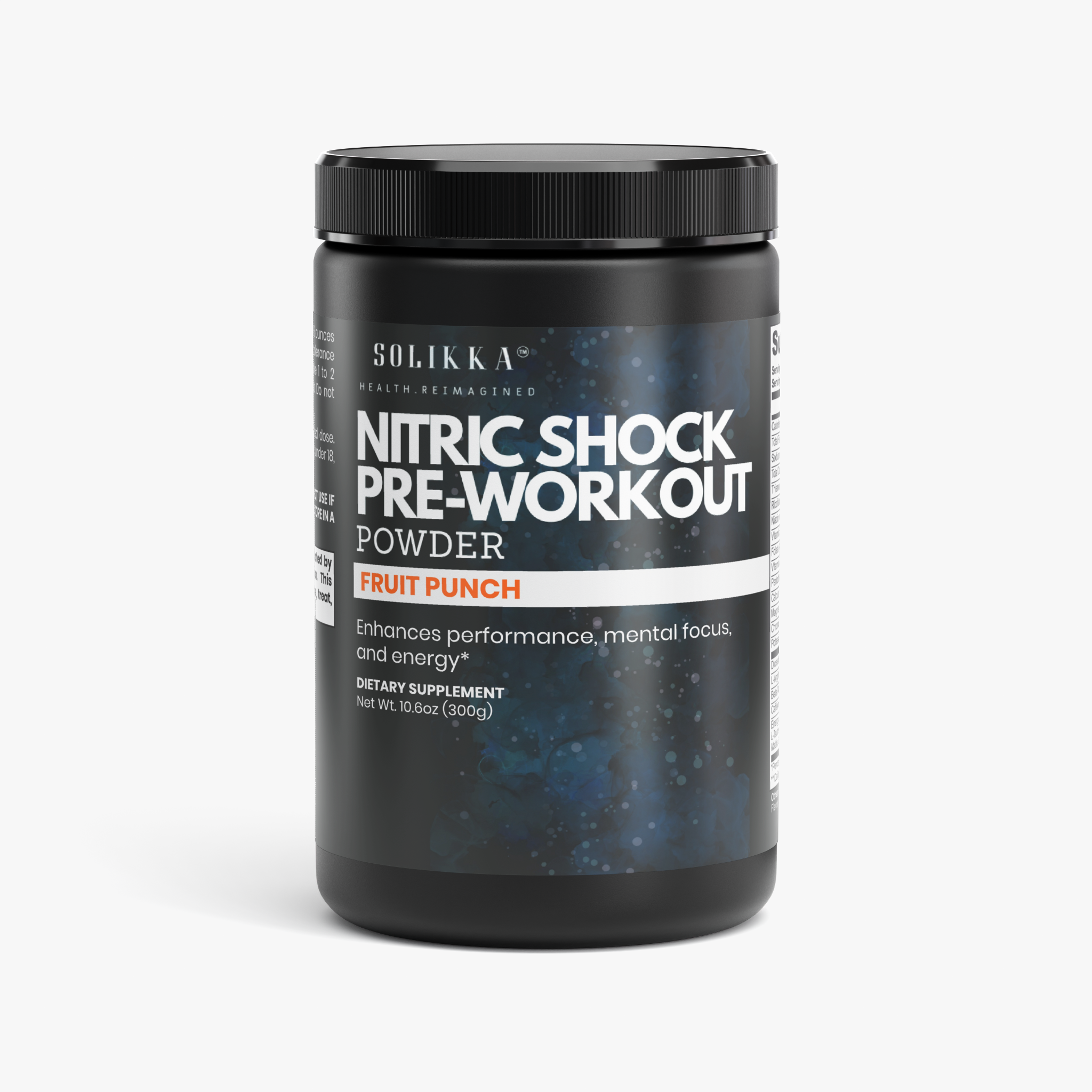 Nitric Shock Pre-Workout Powder (Fruit Punch) 10.6 Oz
