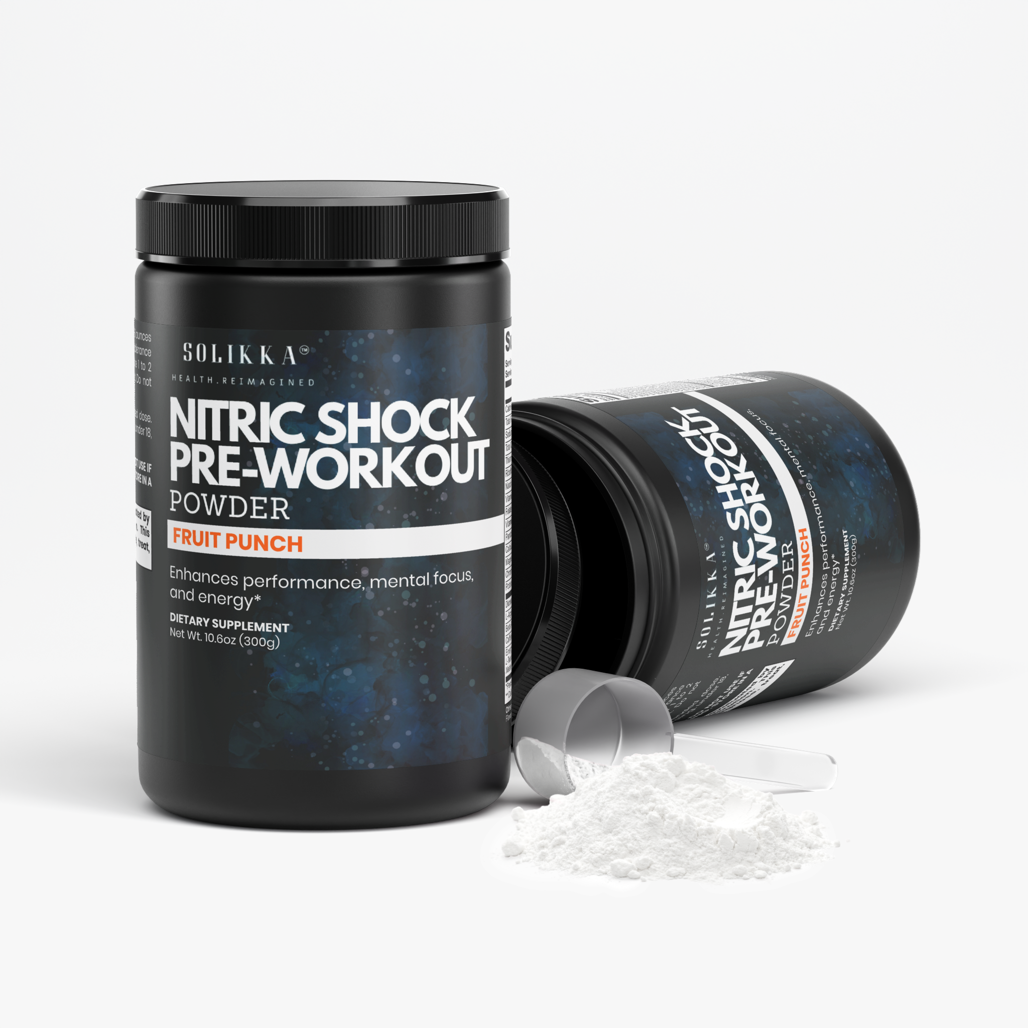 Nitric Shock Pre-Workout Powder (Fruit Punch) 10.6 Oz
