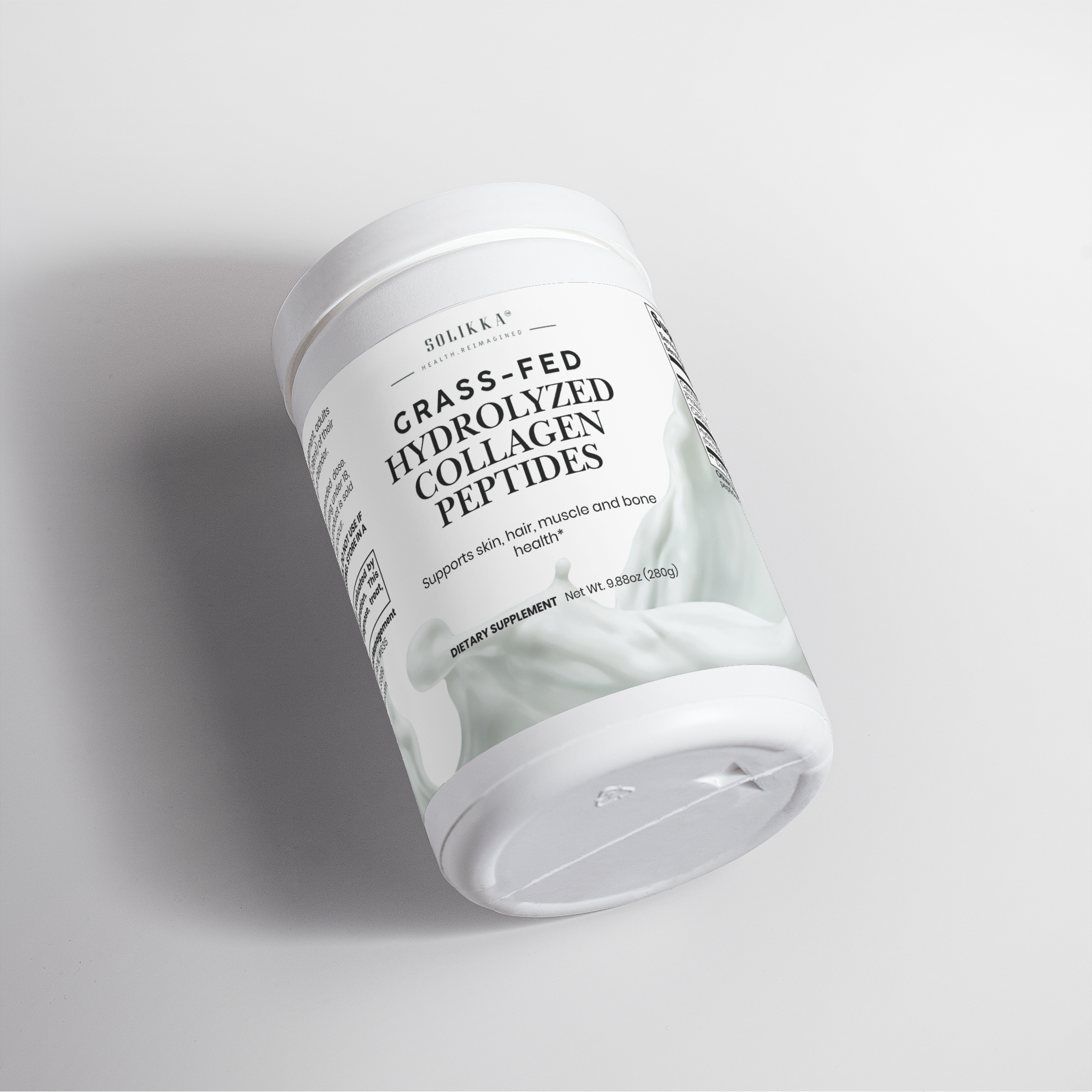 Solikka Grass-Fed Hydrolyzed Collagen Peptides 9.88 oz