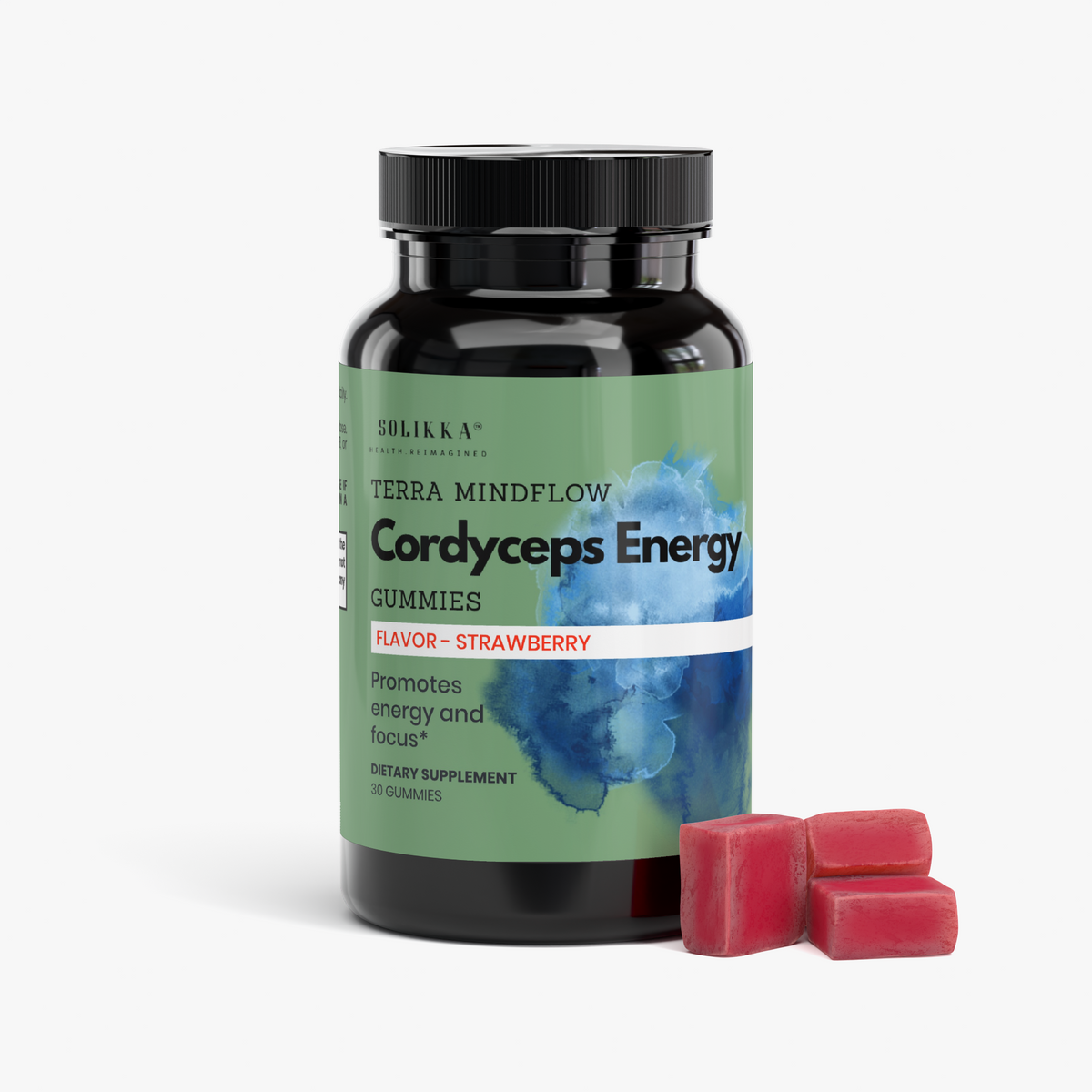 Terra Mindflow Cordyceps Energy Gummies - 30 Ct
