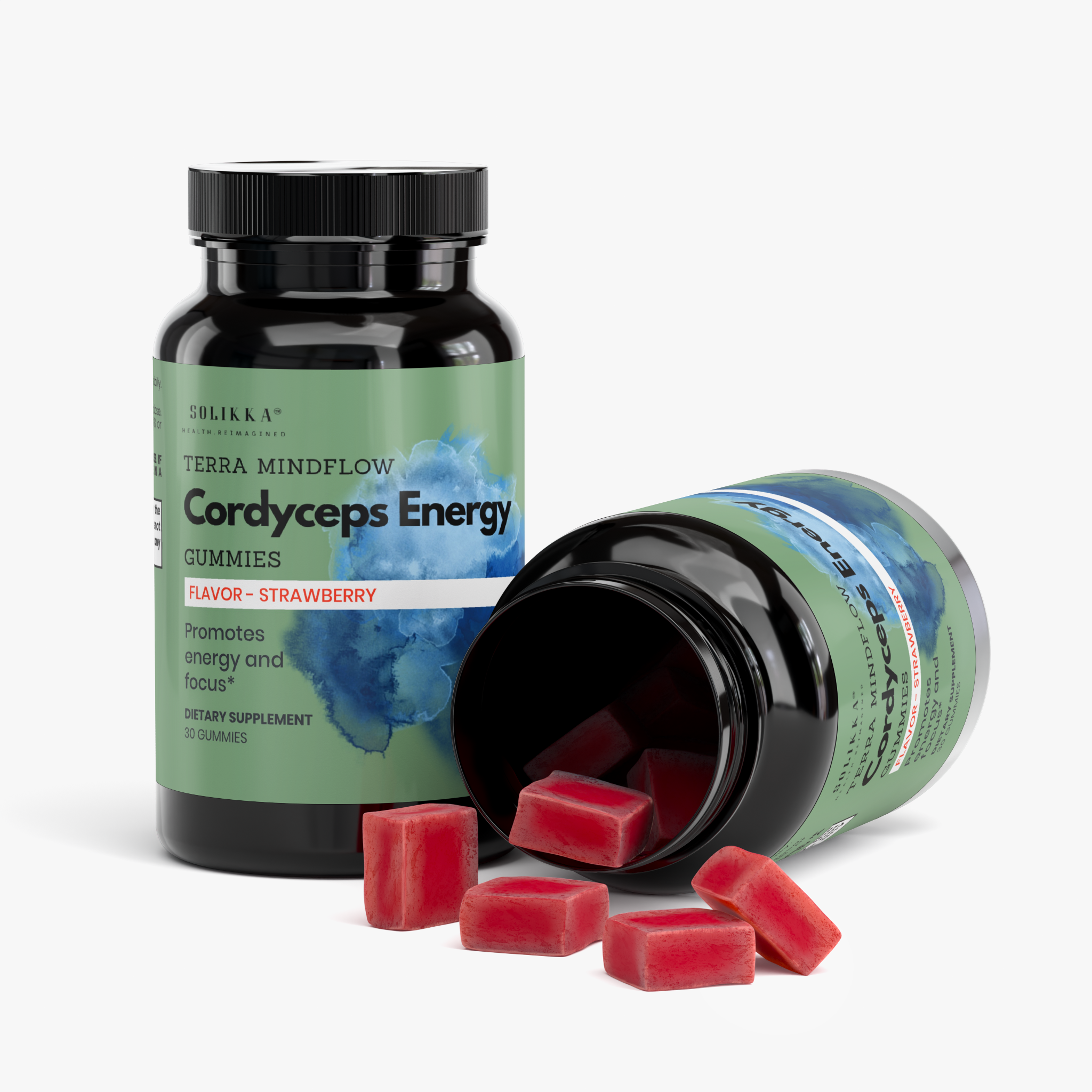 Terra Mindflow Cordyceps Energy Gummies - 30 Ct