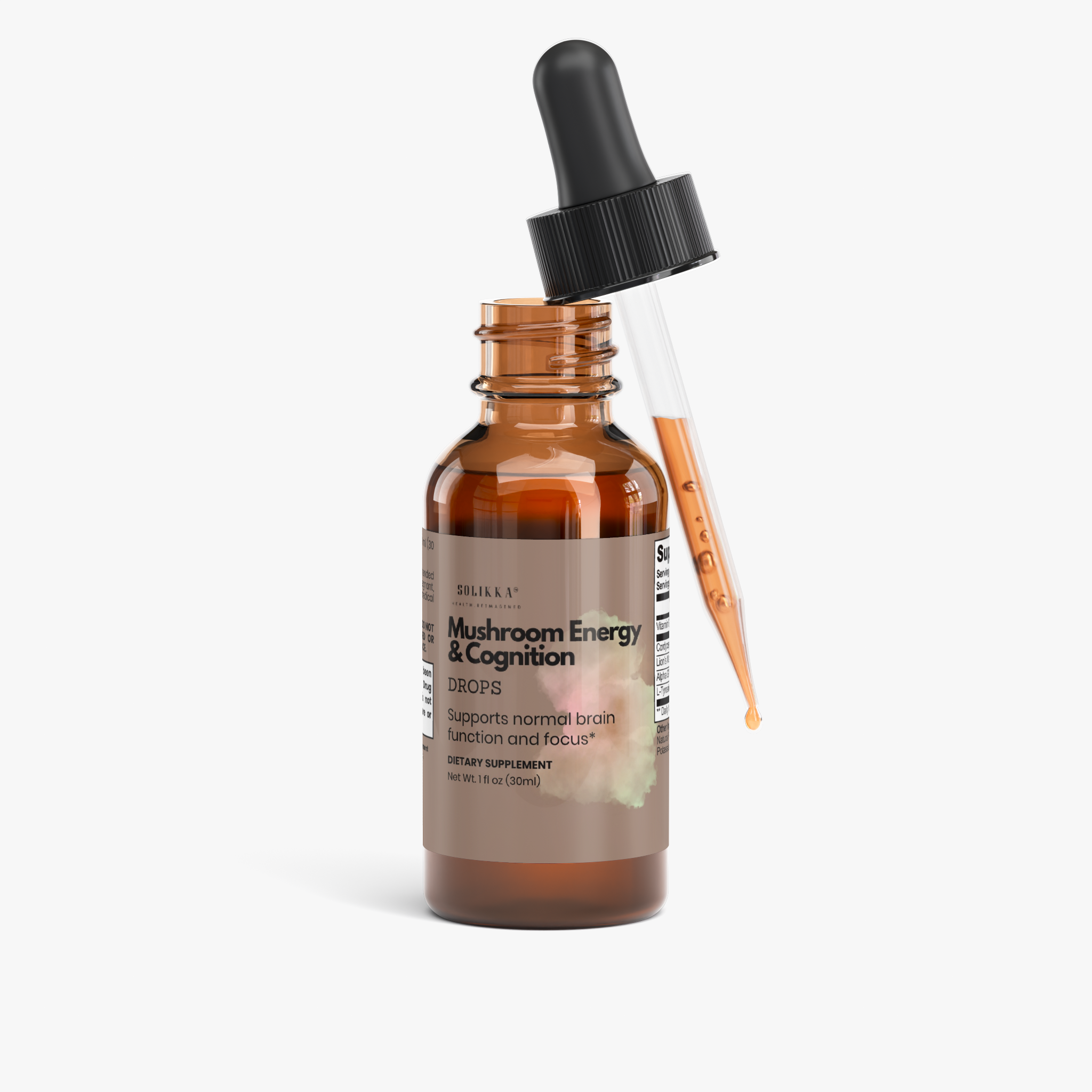 Mushroom Energy & Cognition Drops 1 Fl OZ