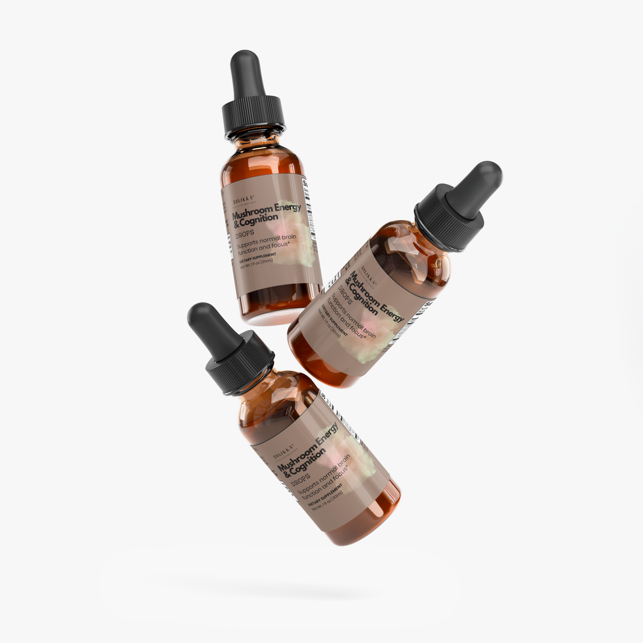 Mushroom Energy & Cognition Drops 1 Fl OZ