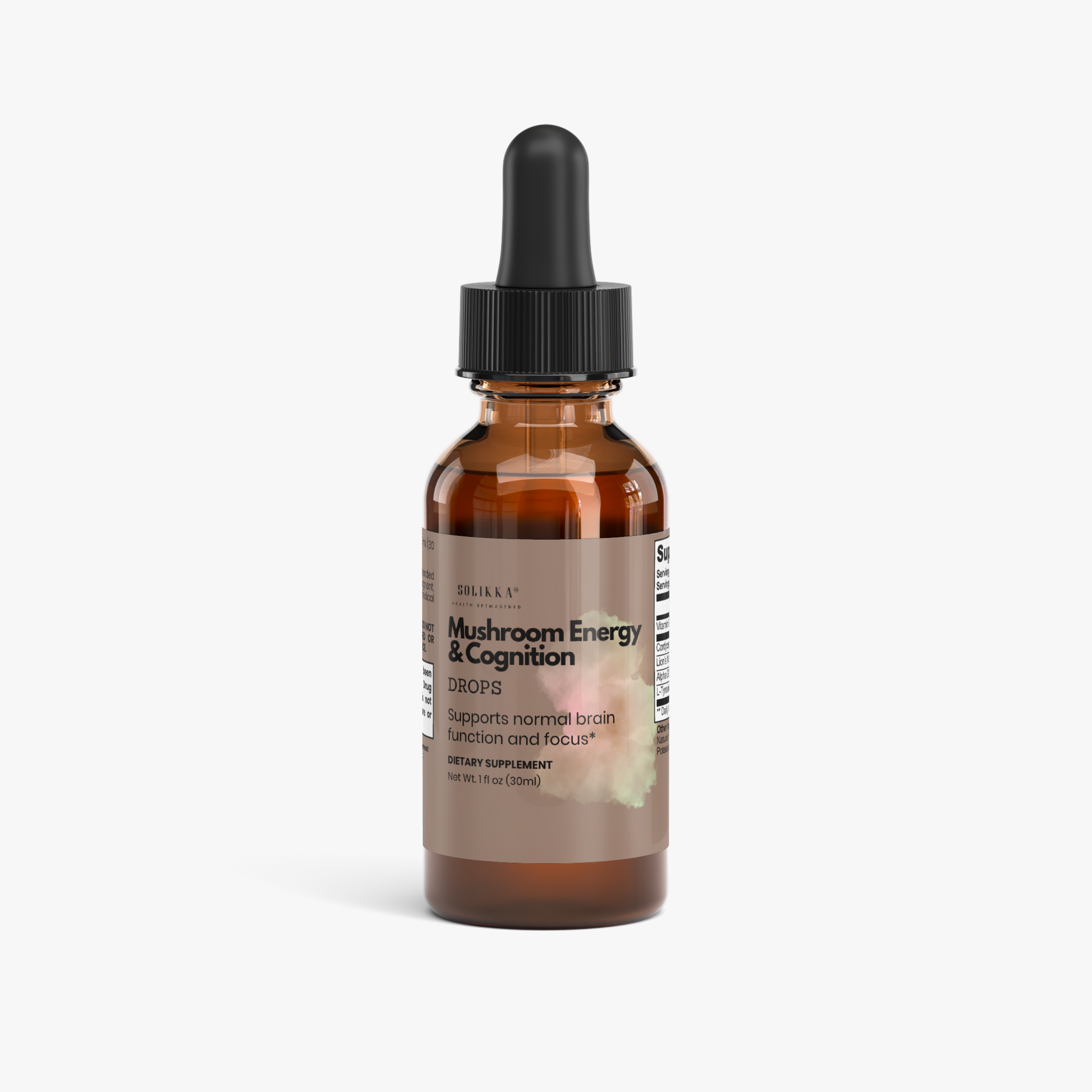 Mushroom Energy & Cognition Drops 1 Fl OZ
