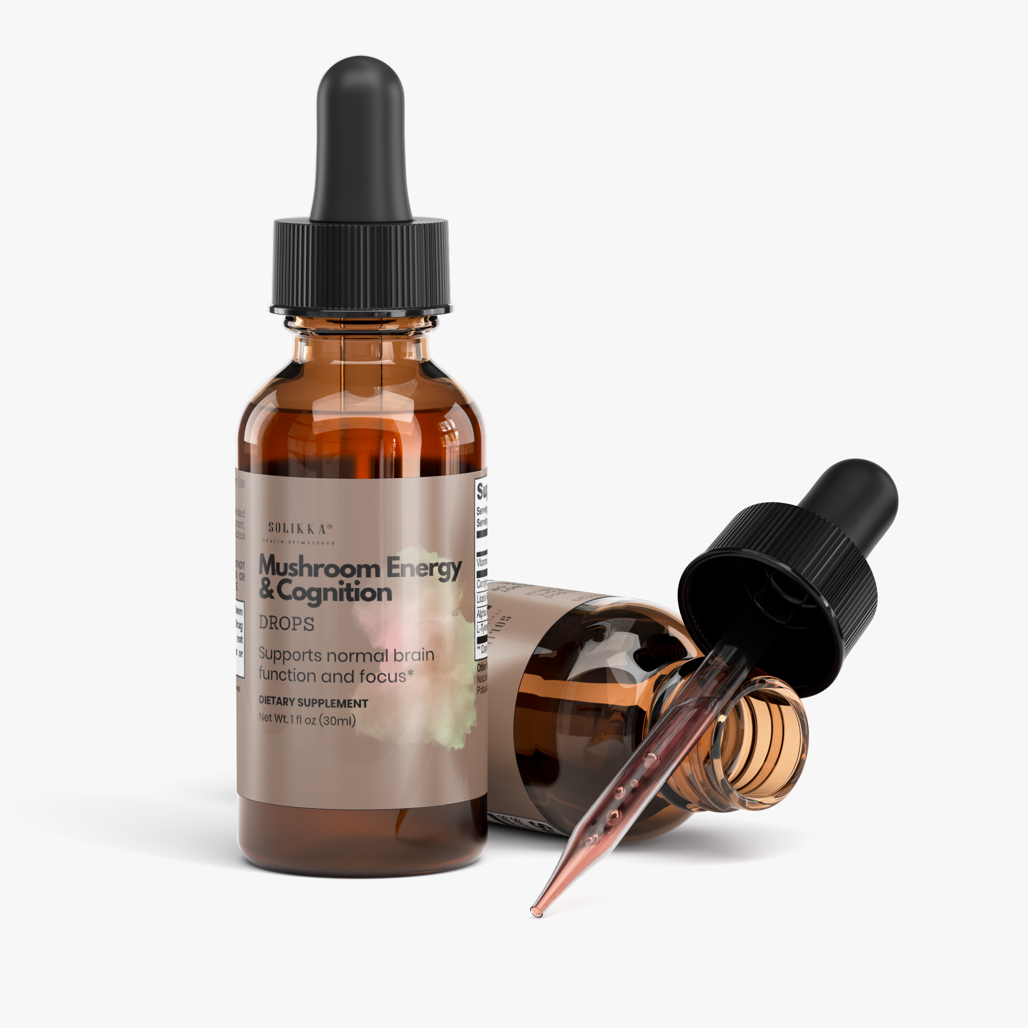 Mushroom Energy & Cognition Drops 1 Fl OZ