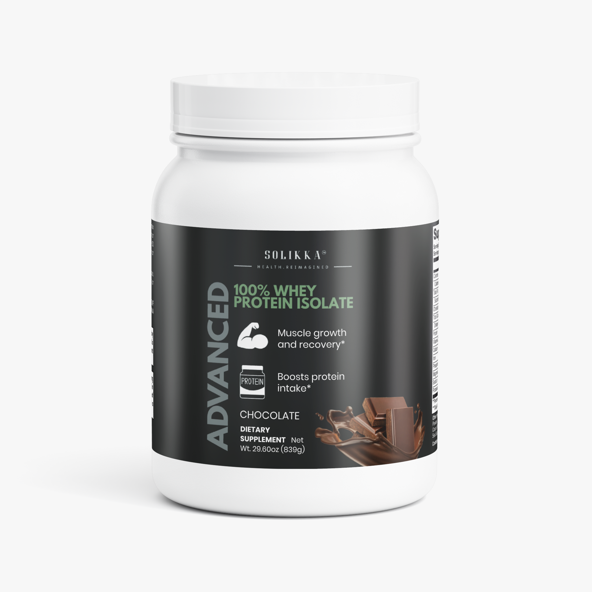 Advanced 100% Whey Protein Isolate (Chocolate)