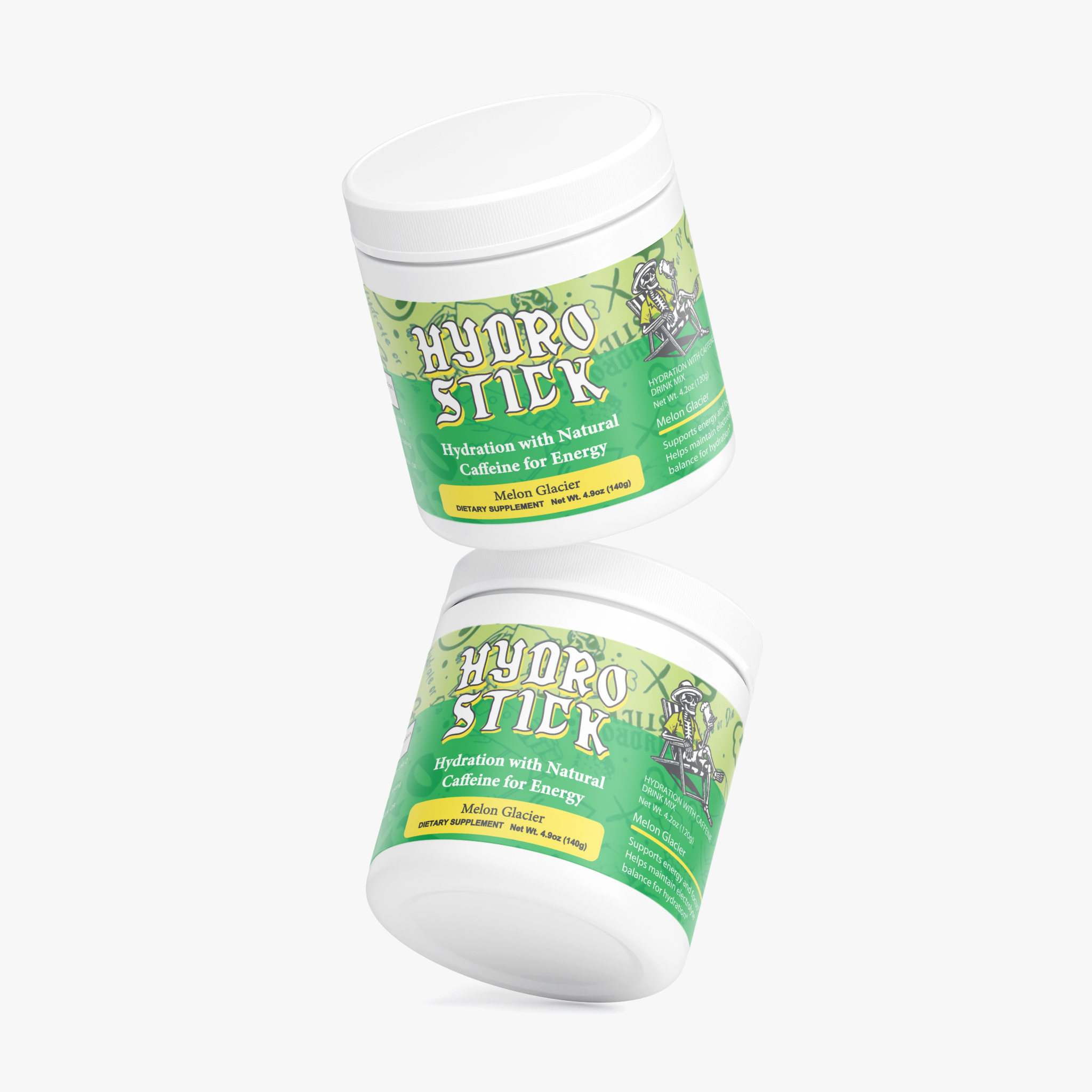 HydroStick Hydration w/ Natural Caffeine (Melon Glacier) 4.2 oz